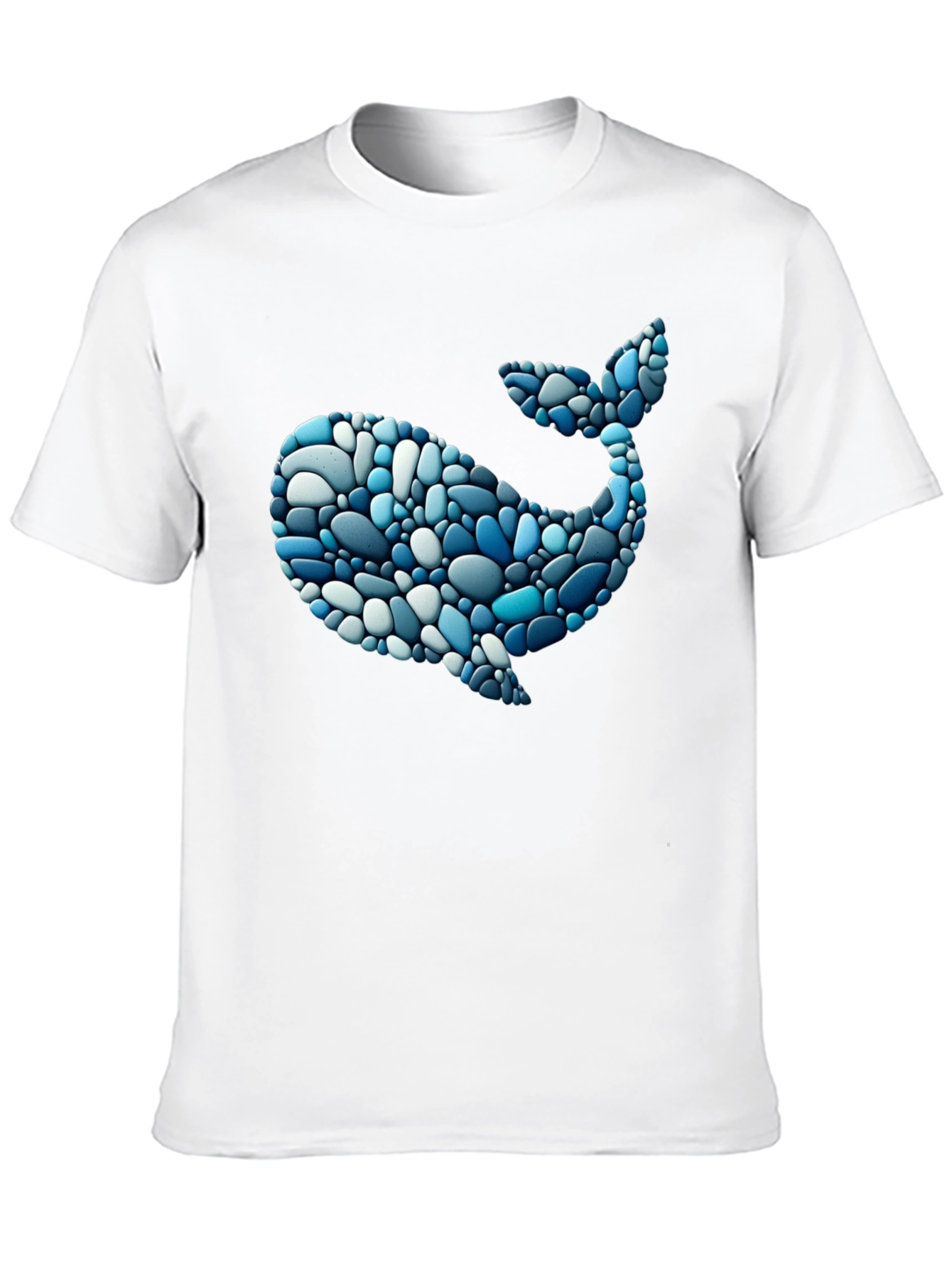 Whale Pebble Graphic Tee - Stylish Comfort