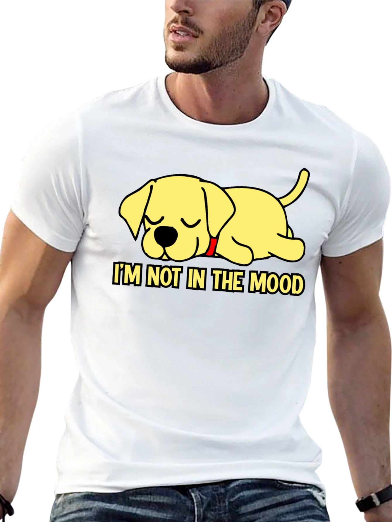Im Not in the Mood - Sleeping Dog T-Shirt