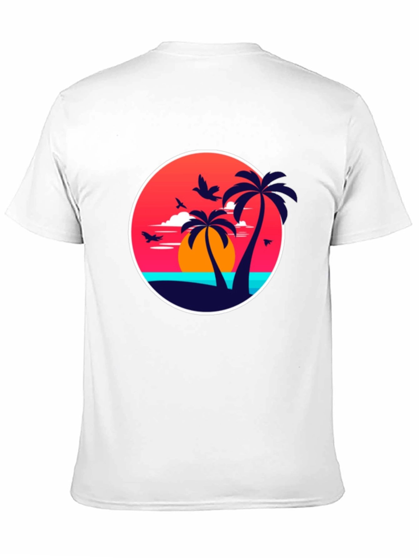 Tropical Palm Tree Graphic T-Shirt