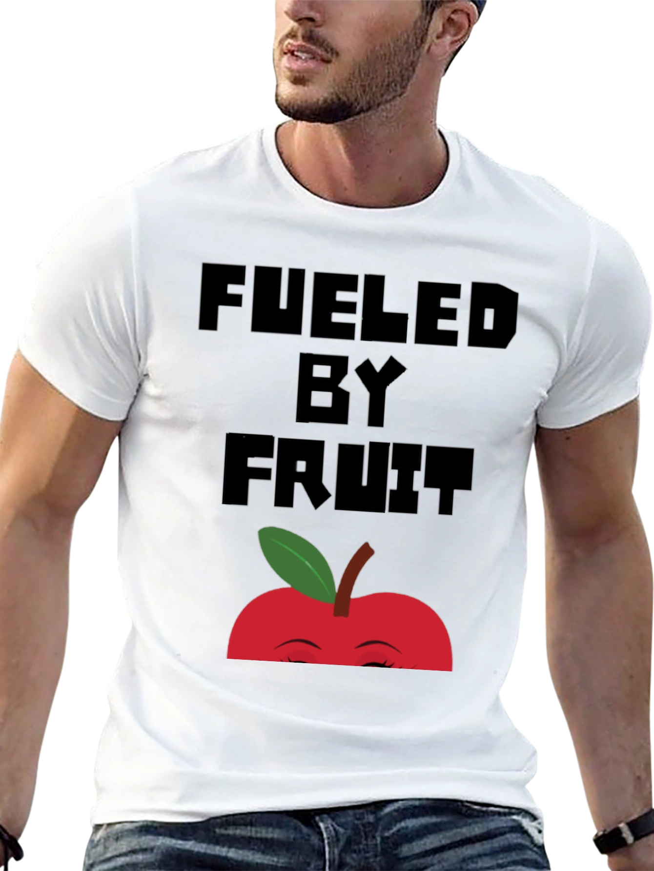 Fueled By Fruit Graphic Tee - Unisex Black T-Shirt