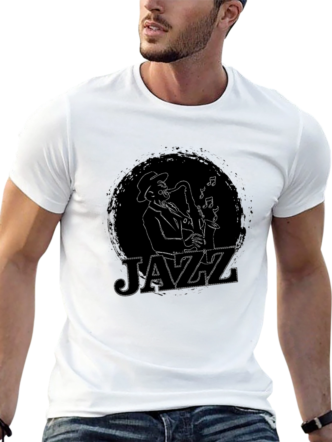 Cool Jazz Saxophone Player T-Shirt