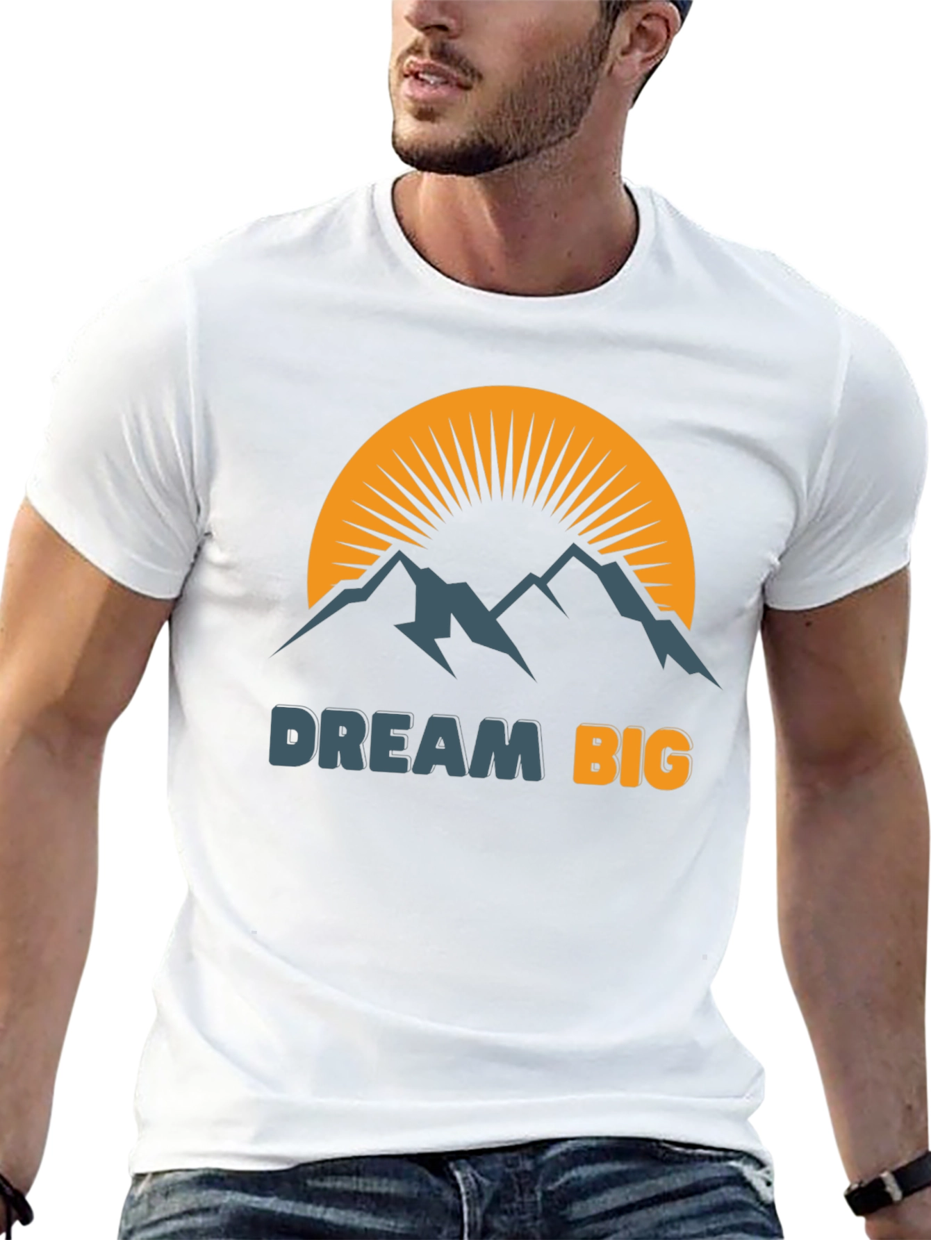 Dream Big Graphic Tee - Mens Black T-Shirt