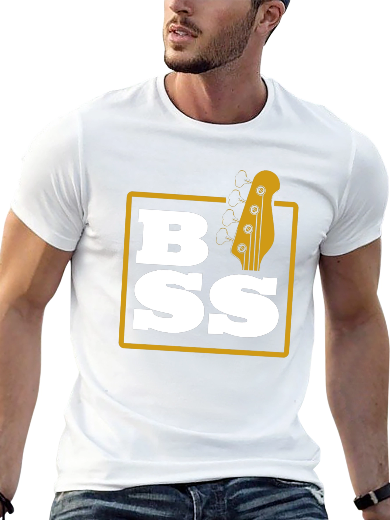Bass Guitar Graphic Tee - Music Lover T-Shirt