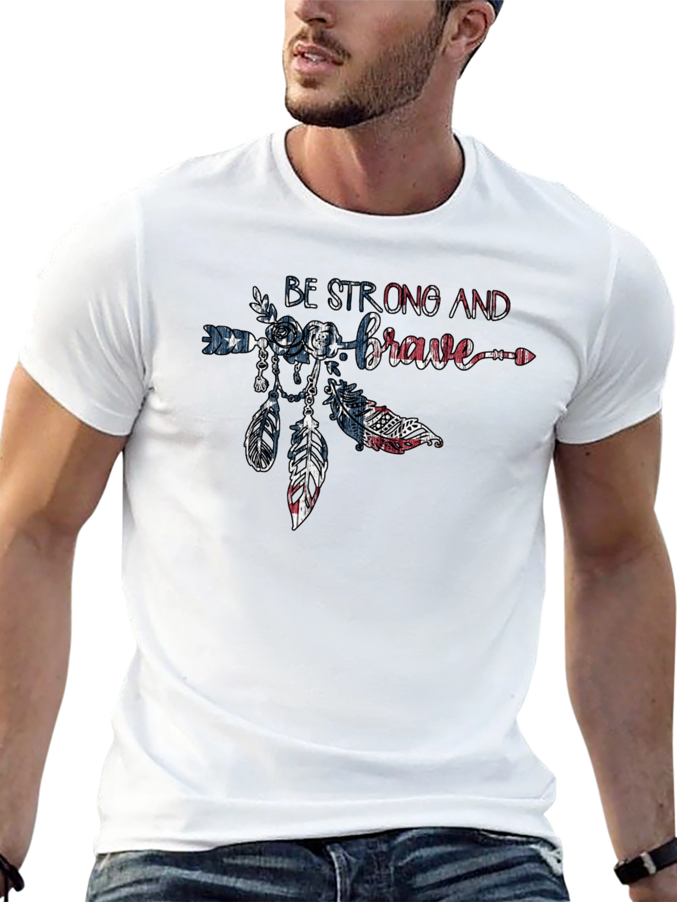 Be Strong and Brave Graphic T-Shirt
