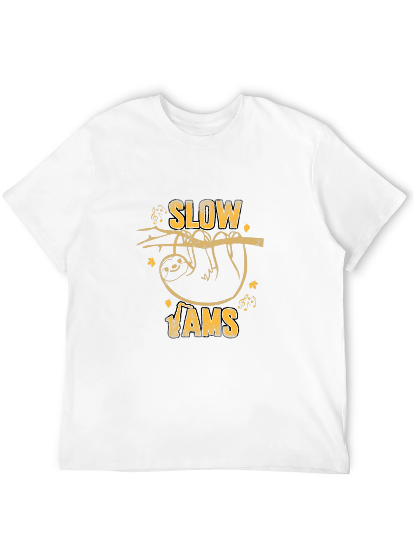 Slow Jams Sloth Graphic Tee