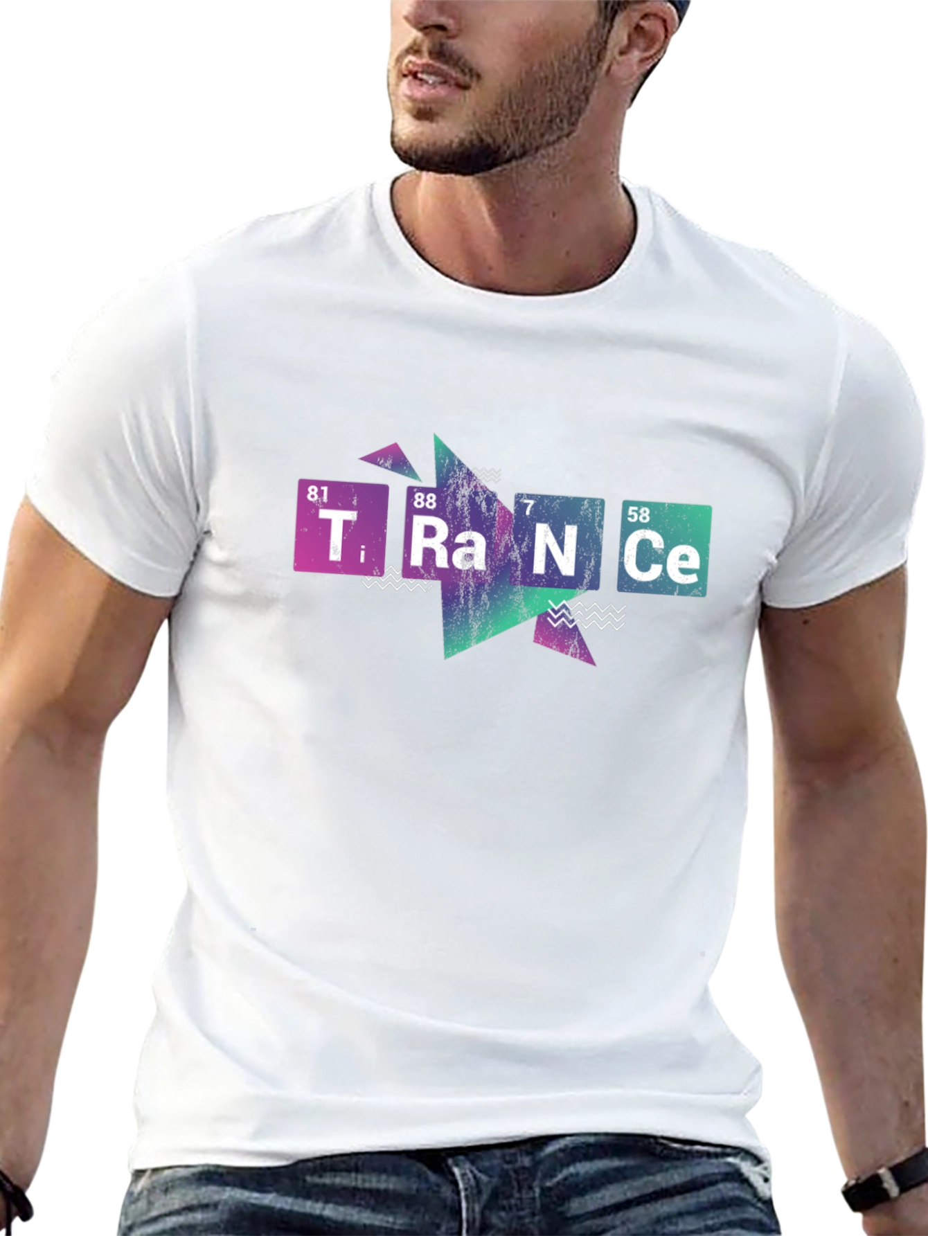 Trance Periodic Table Style Graphic T-Shirt