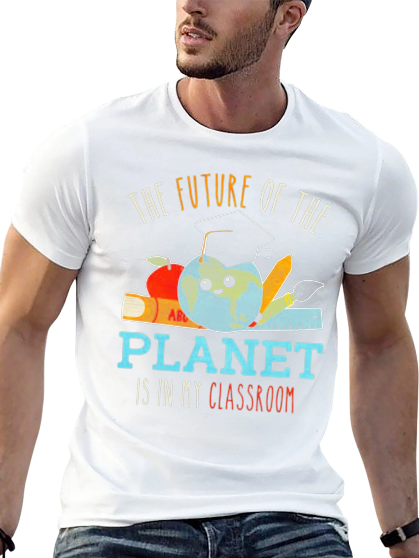 Future Planet Classroom Teacher Graphic Tee