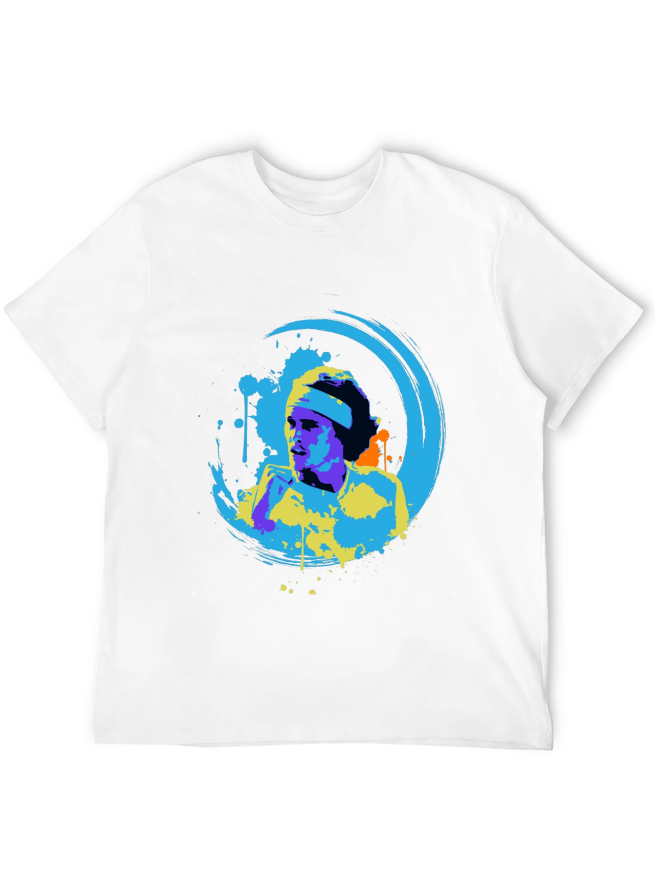 Abstract Art Graphic Black T-Shirt