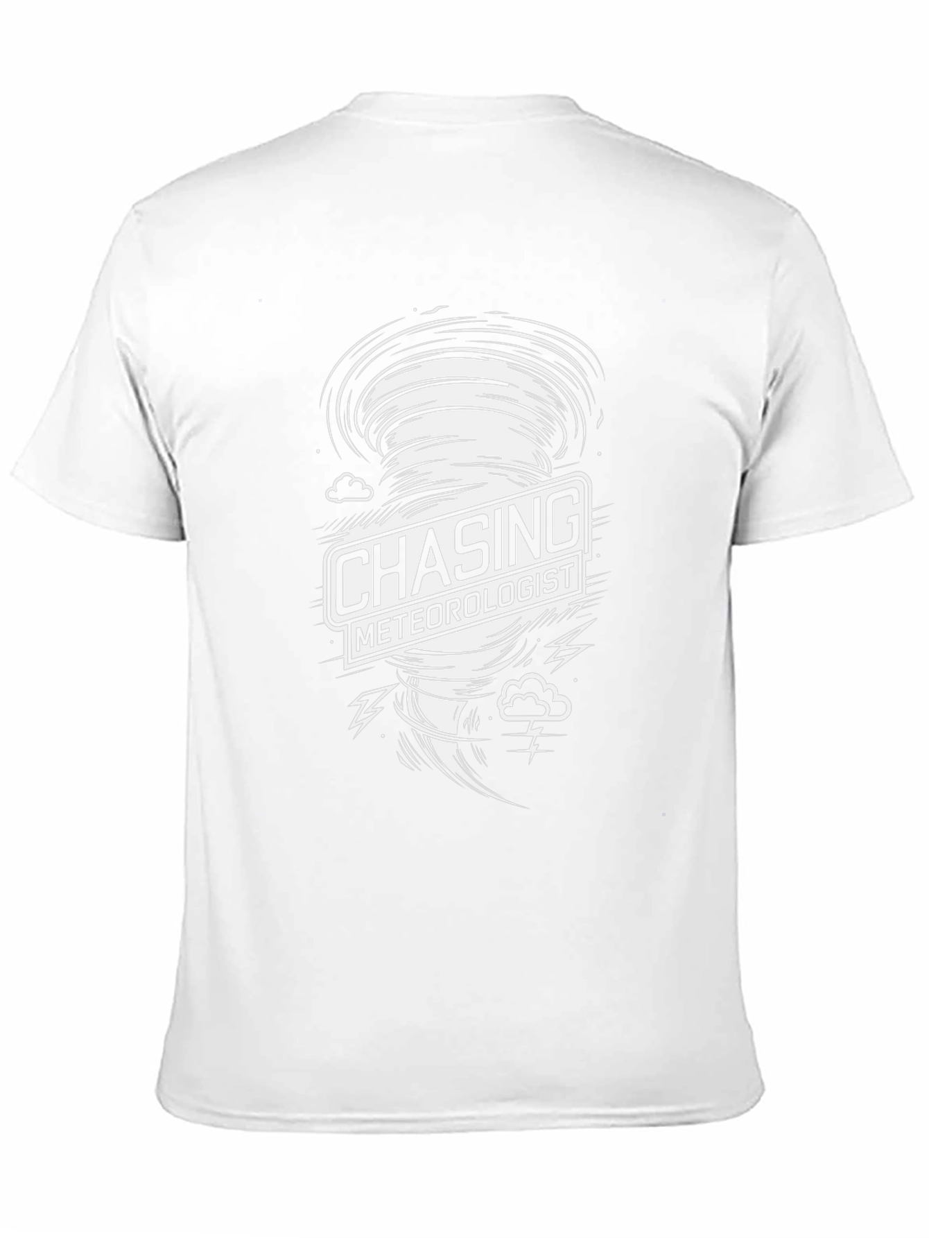 Chasing Meteorologist Graphic Tee - Tornado Design