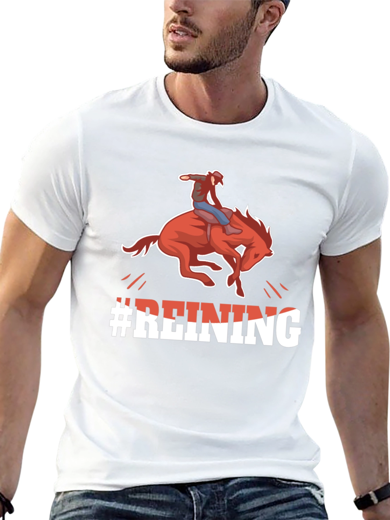 Rodeo Reining Graphic Tee - Western Style Shirt