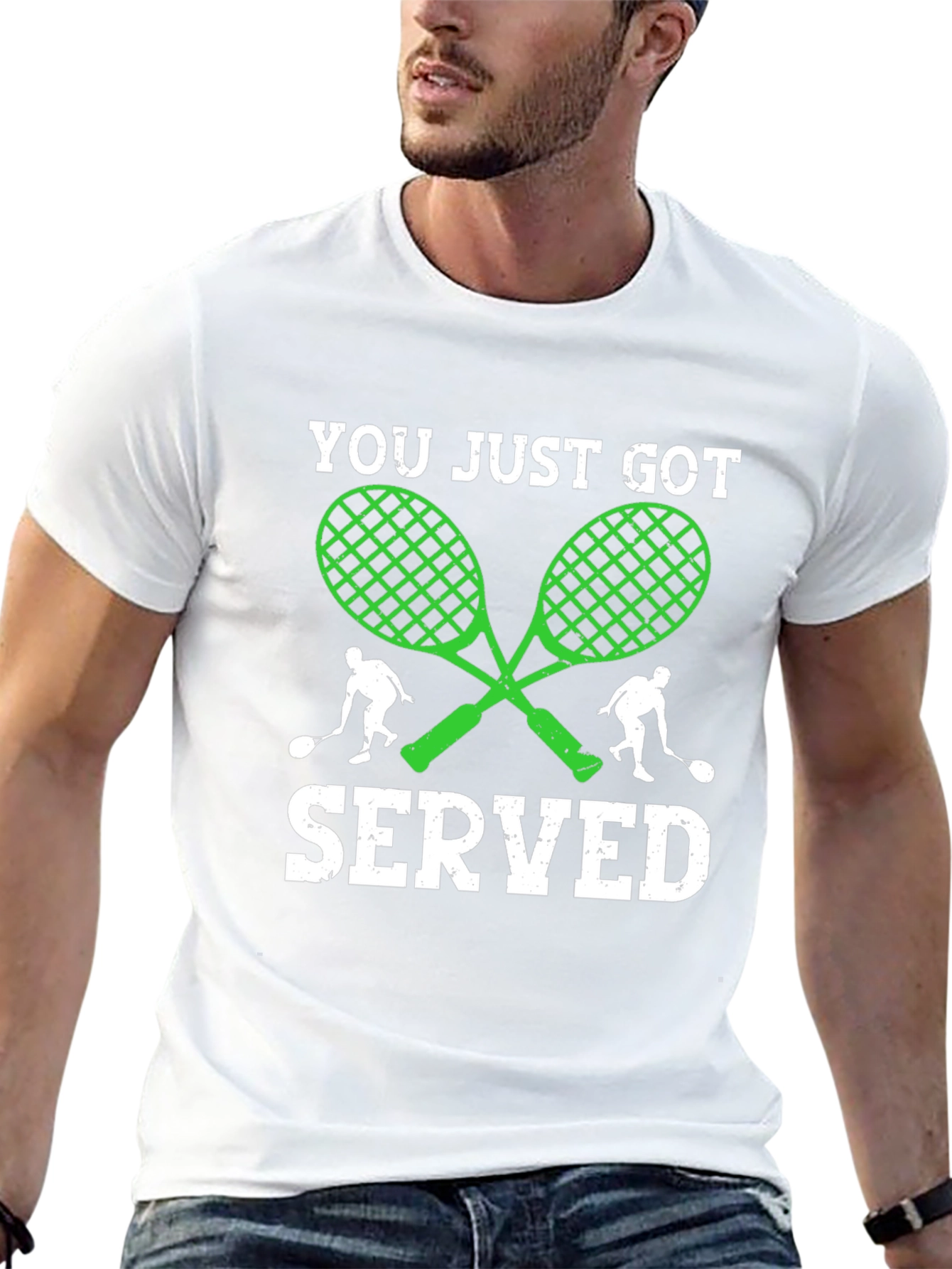 You Just Got Served T-Shirt Tennis Racquets Graphic Tee
