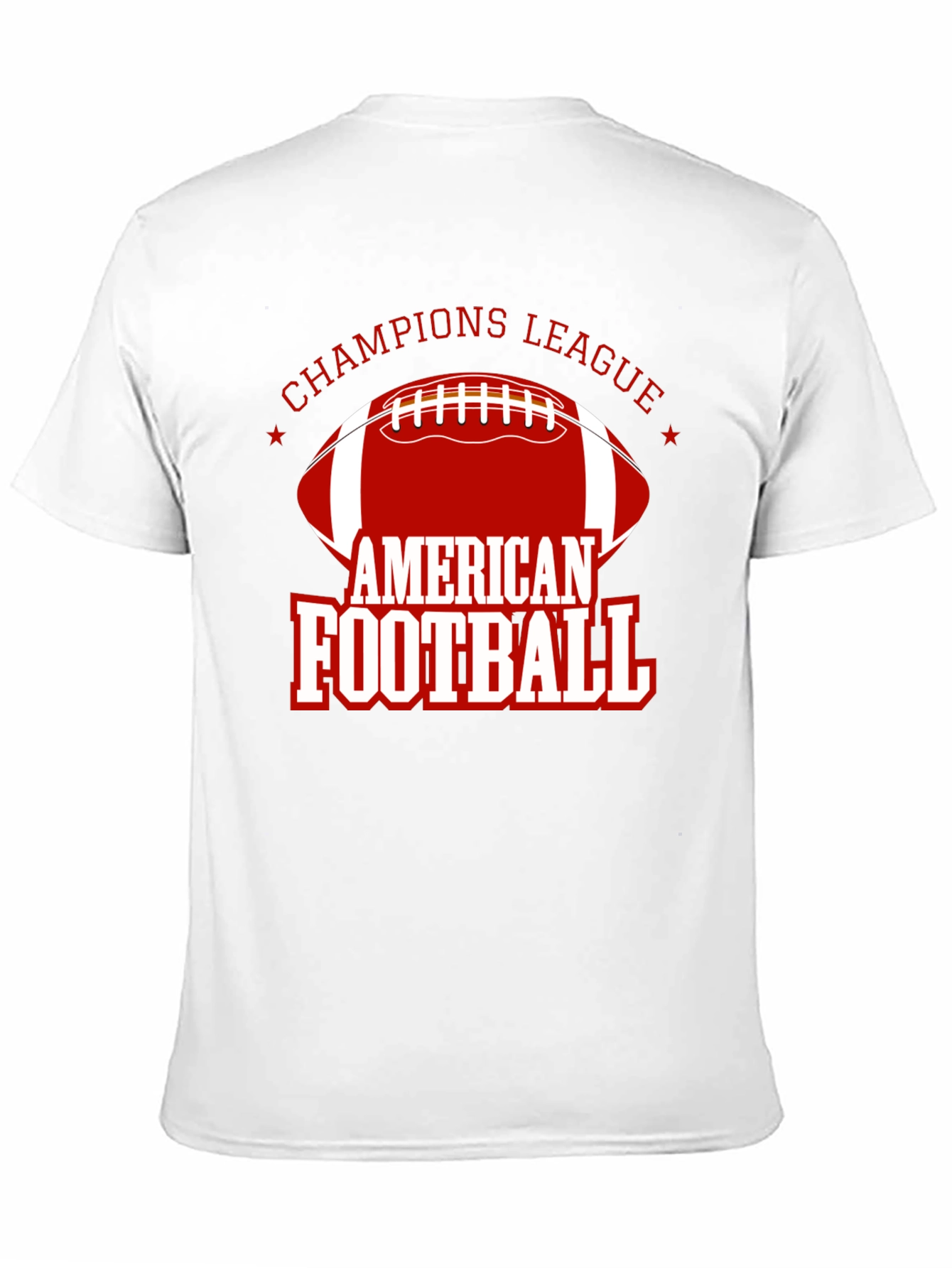 American Football Champions League Black T-Shirt