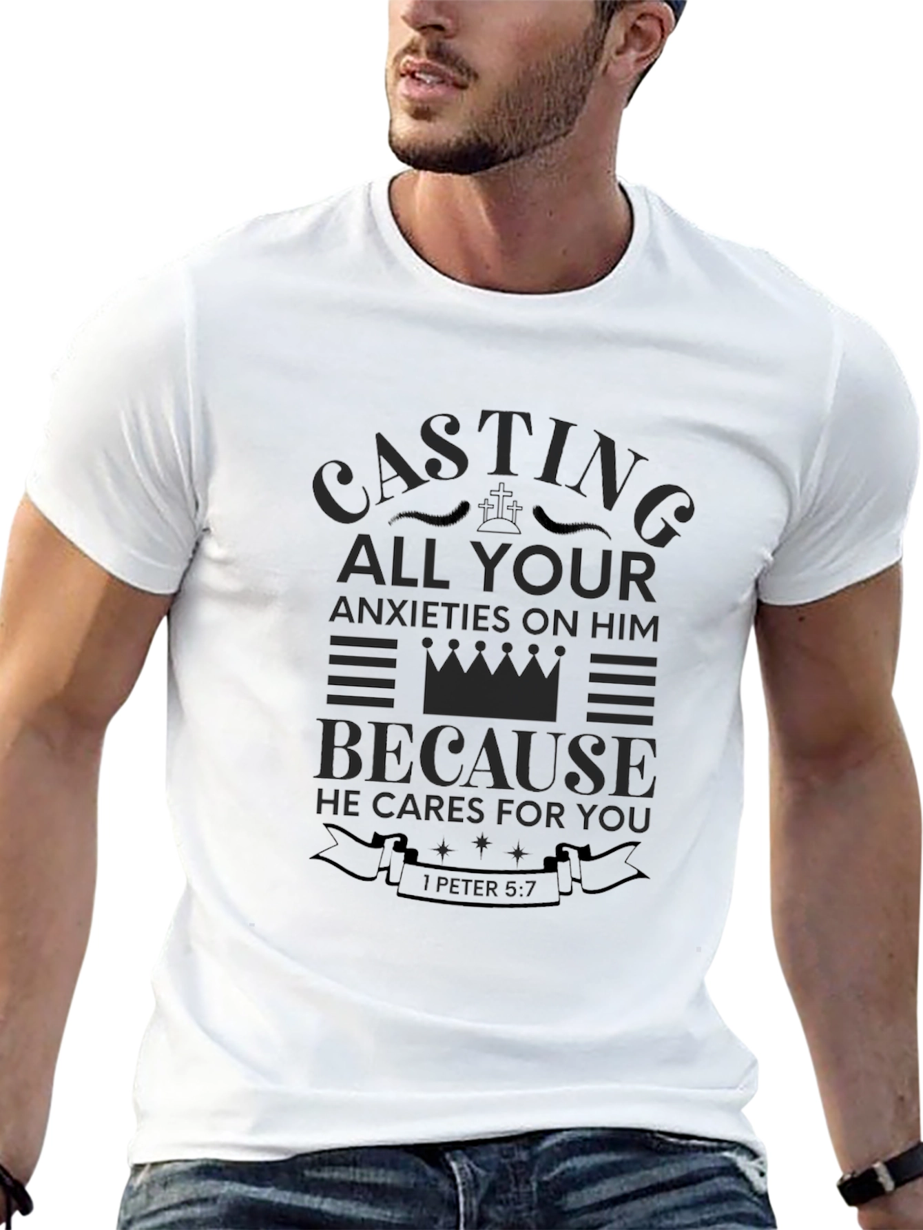 Casting All Your Anxieties On Him T-Shirt