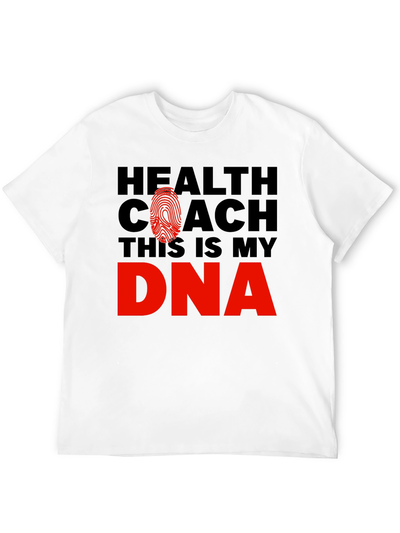Health Coach DNA T-Shirt - Motivational Fitness Tee