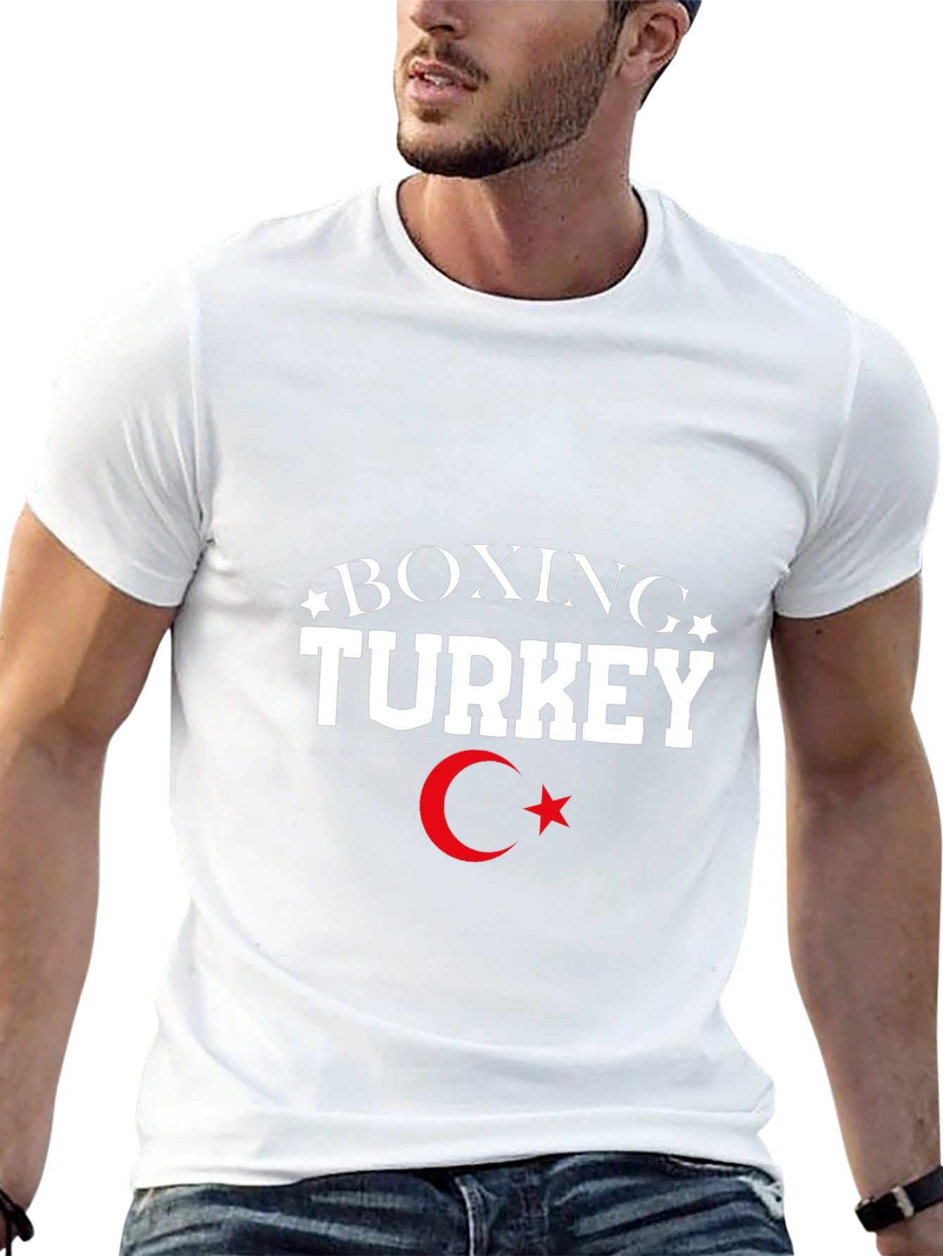 Boxing Turkey T-Shirt - Black Cotton Tee