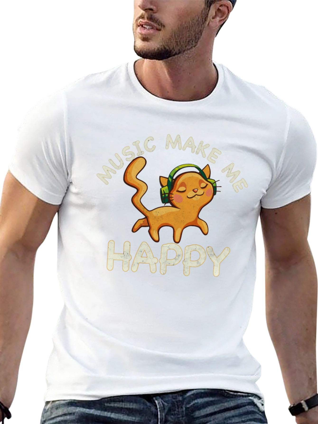 Music Make Me Happy T-Shirt