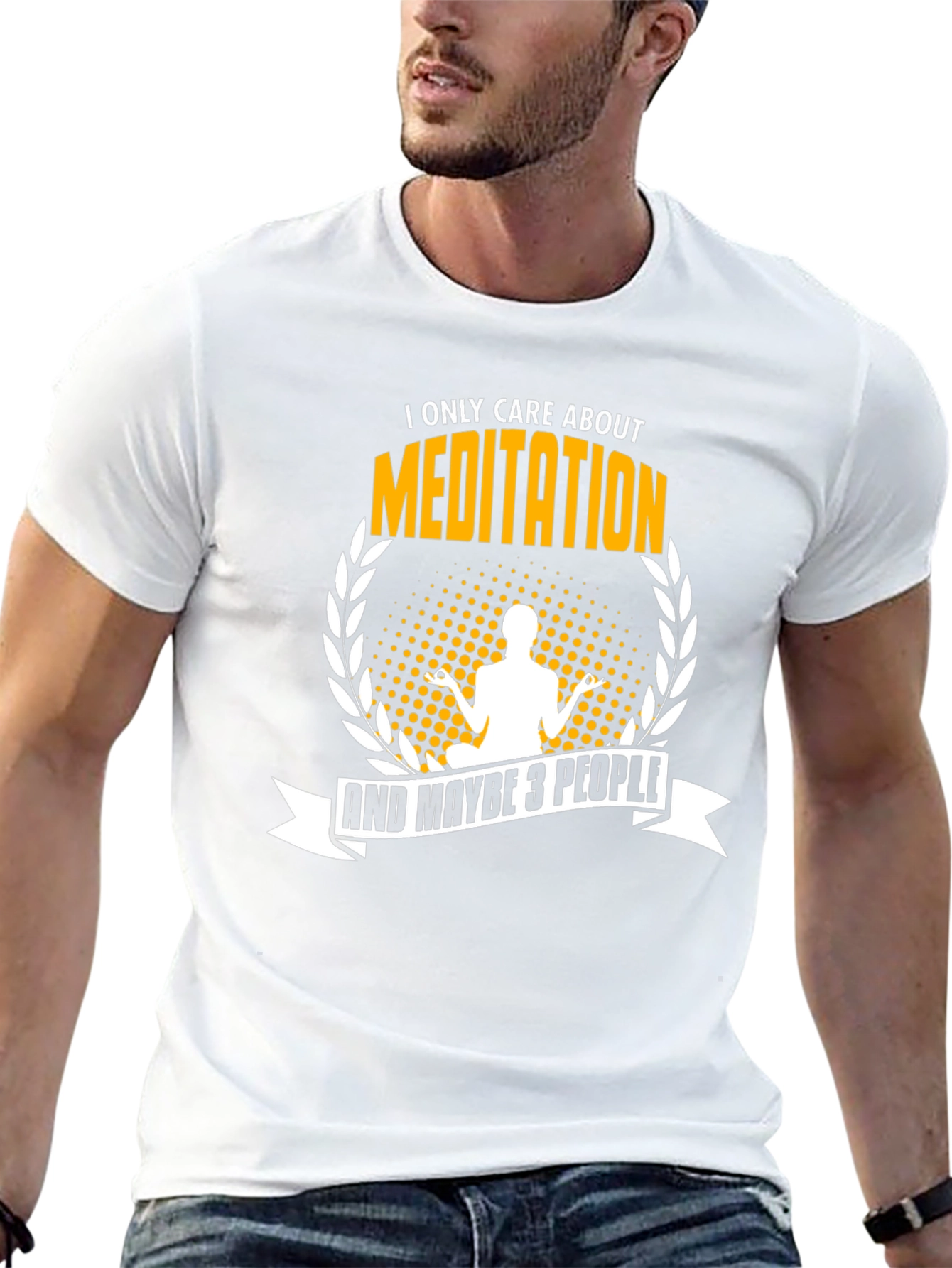 Meditation Graphic T-Shirt - I Only Care About Meditation