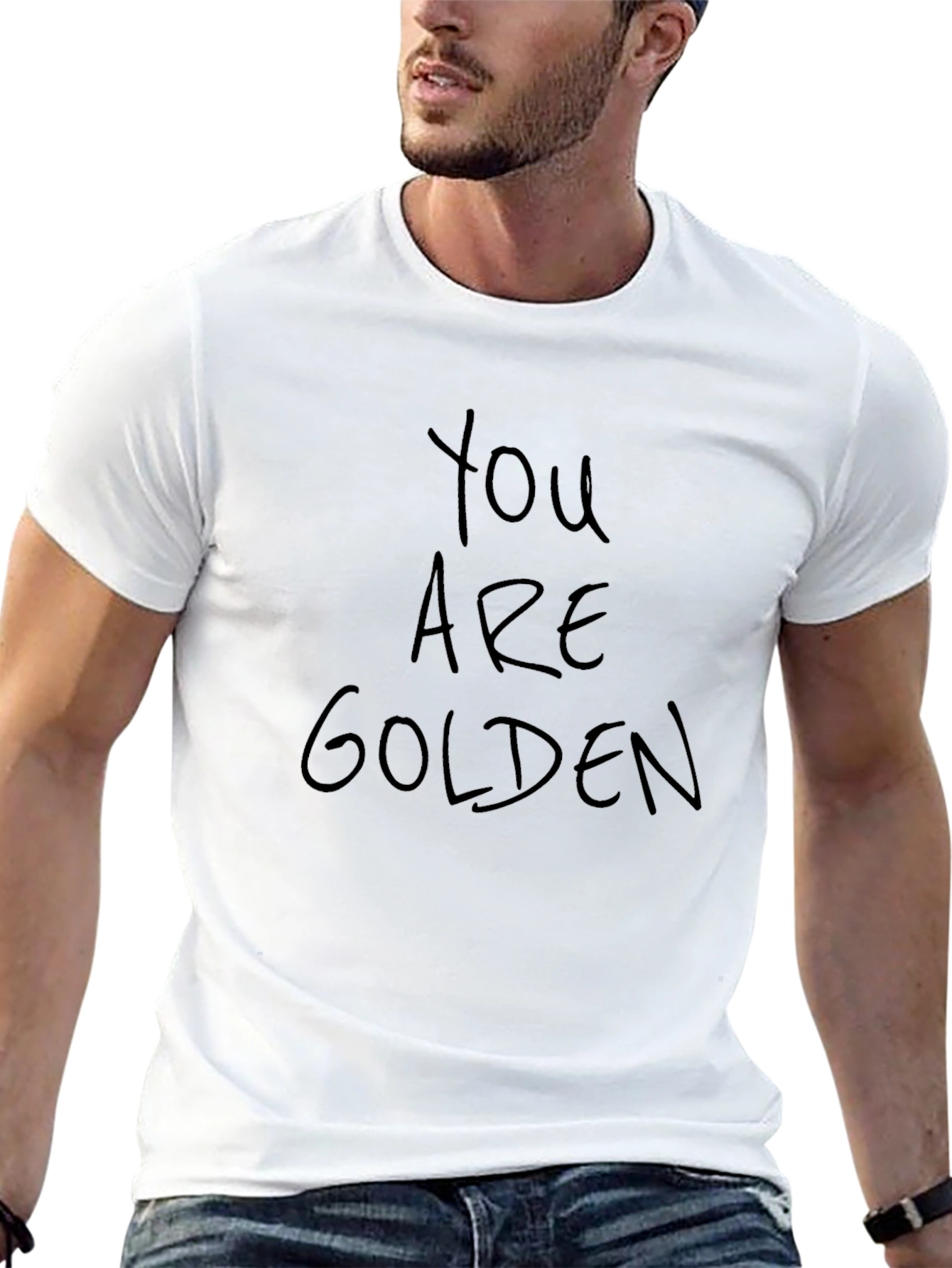 You Are Golden Black Graphic Tee
