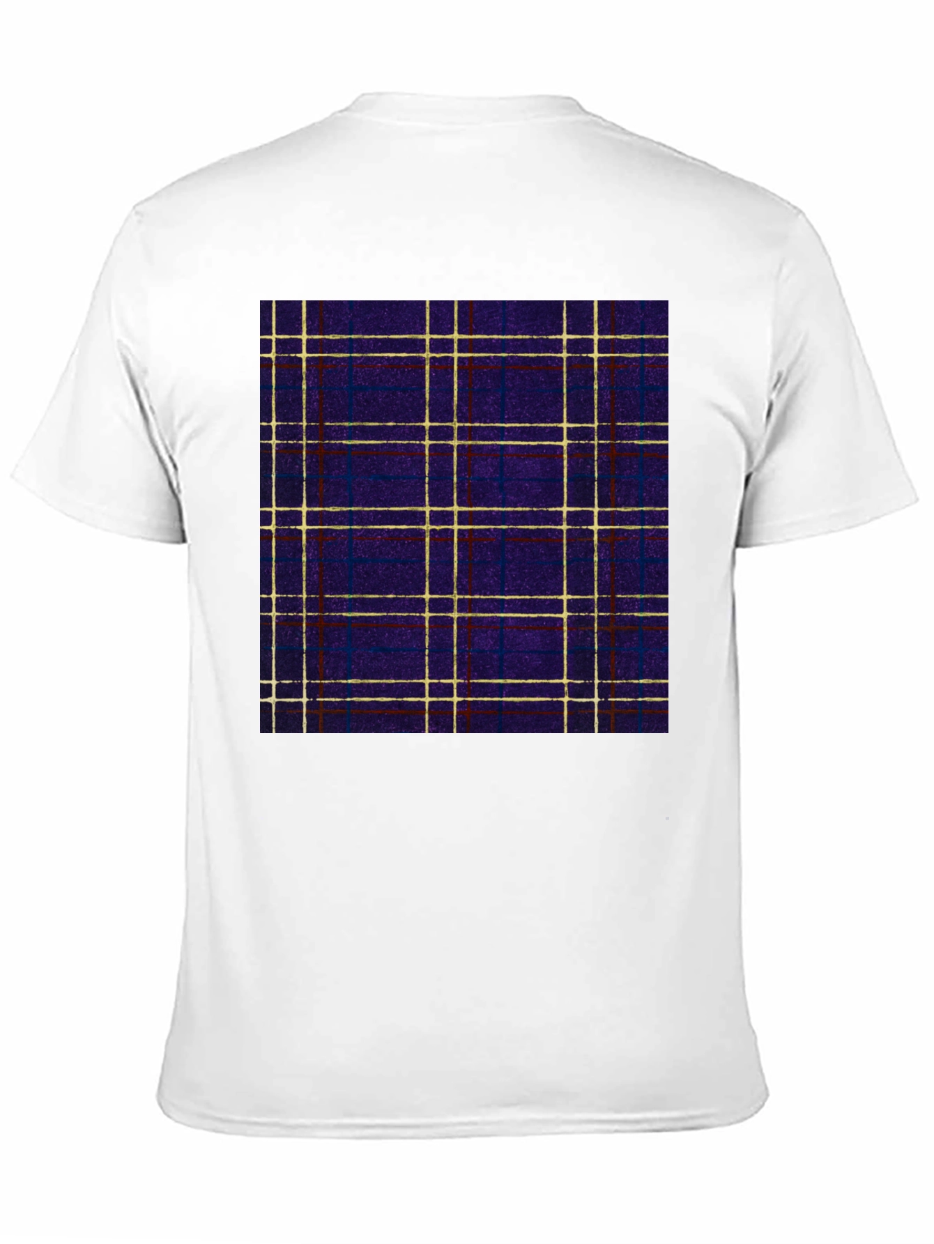 Plaid Pattern T-Shirt - Stylish Casual Wear