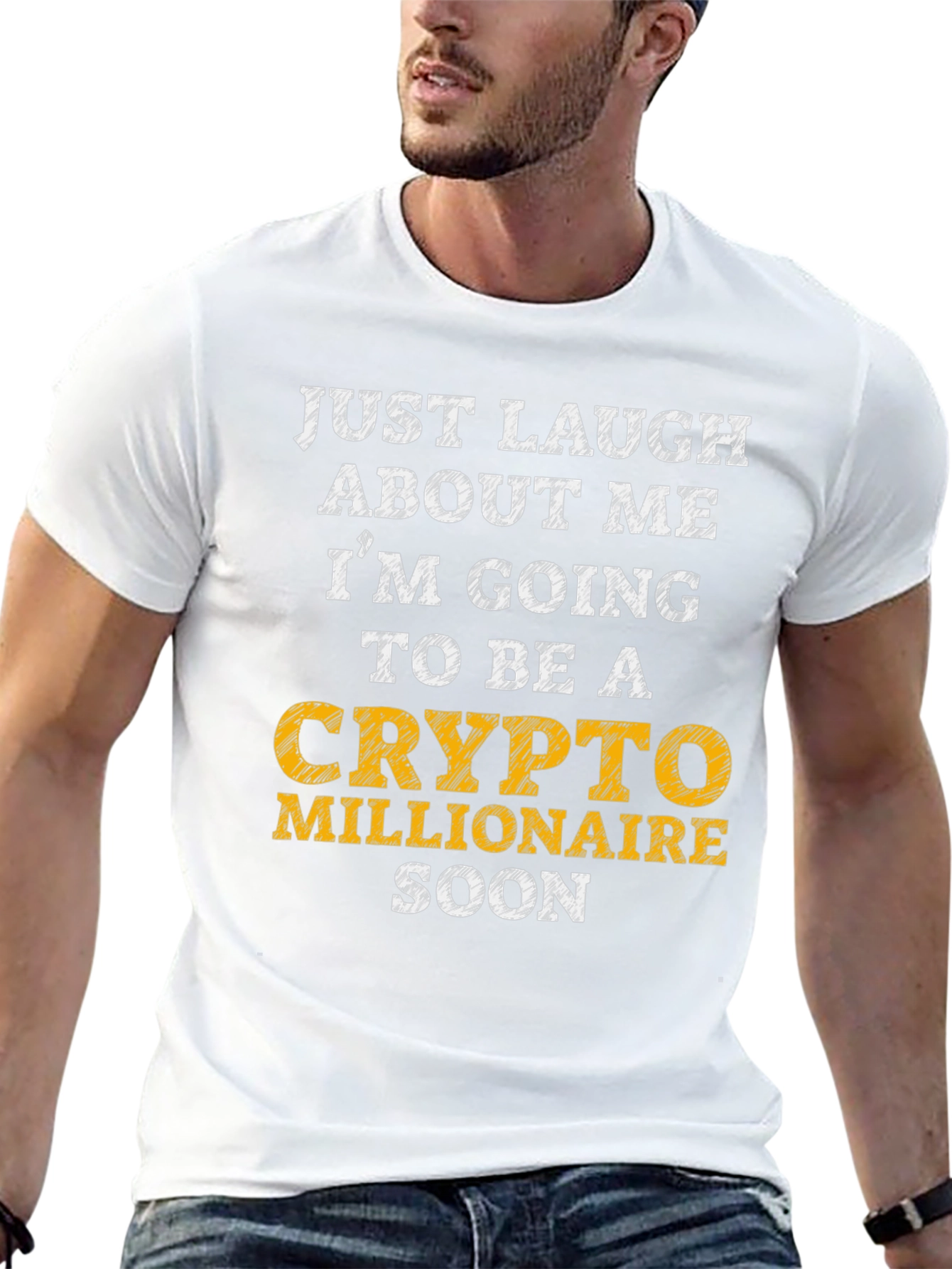 Crypto Millionaire T-Shirt Funny Bitcoin Investor Tee