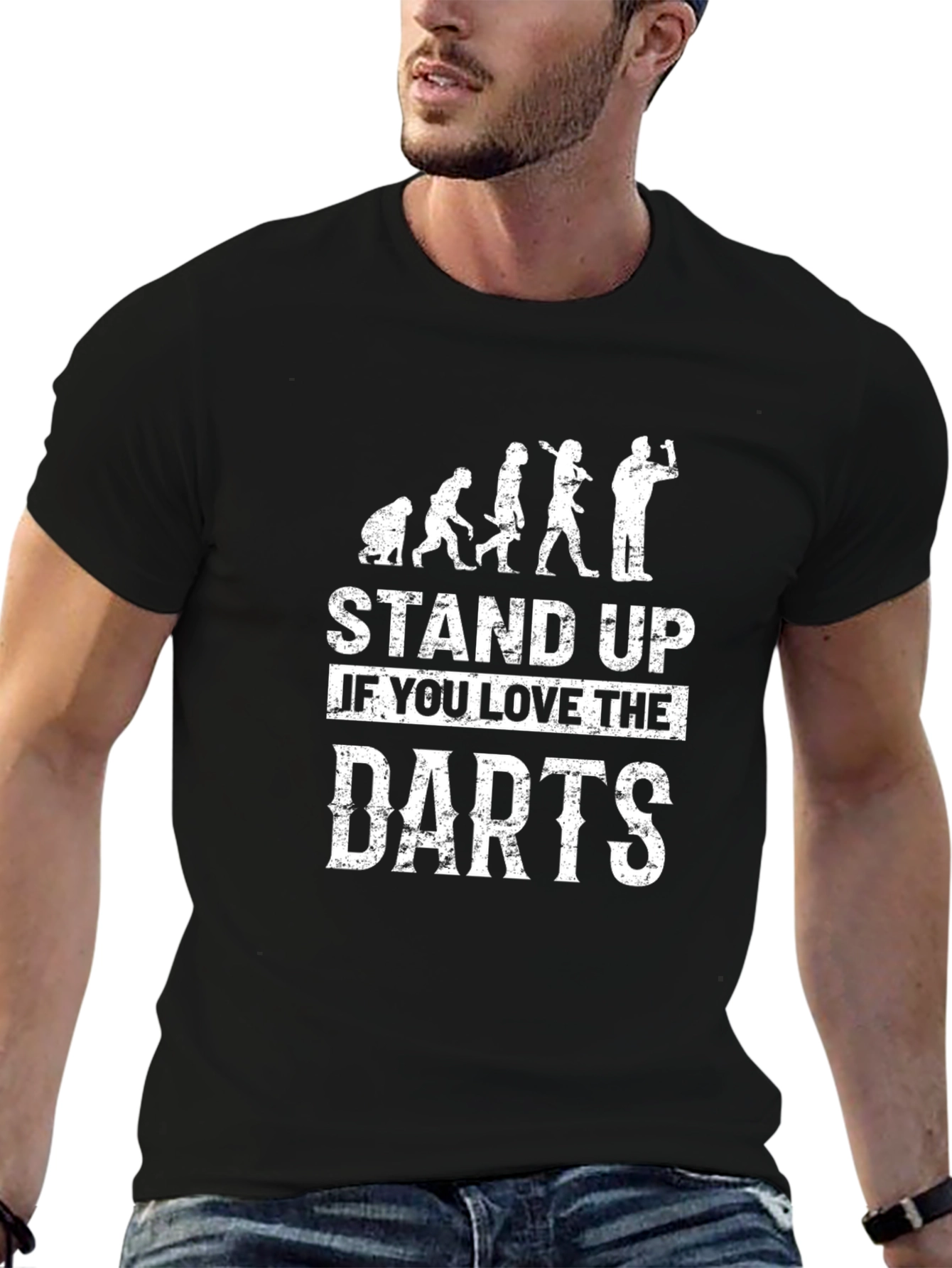 Stand Up If You Love Darts T-Shirt