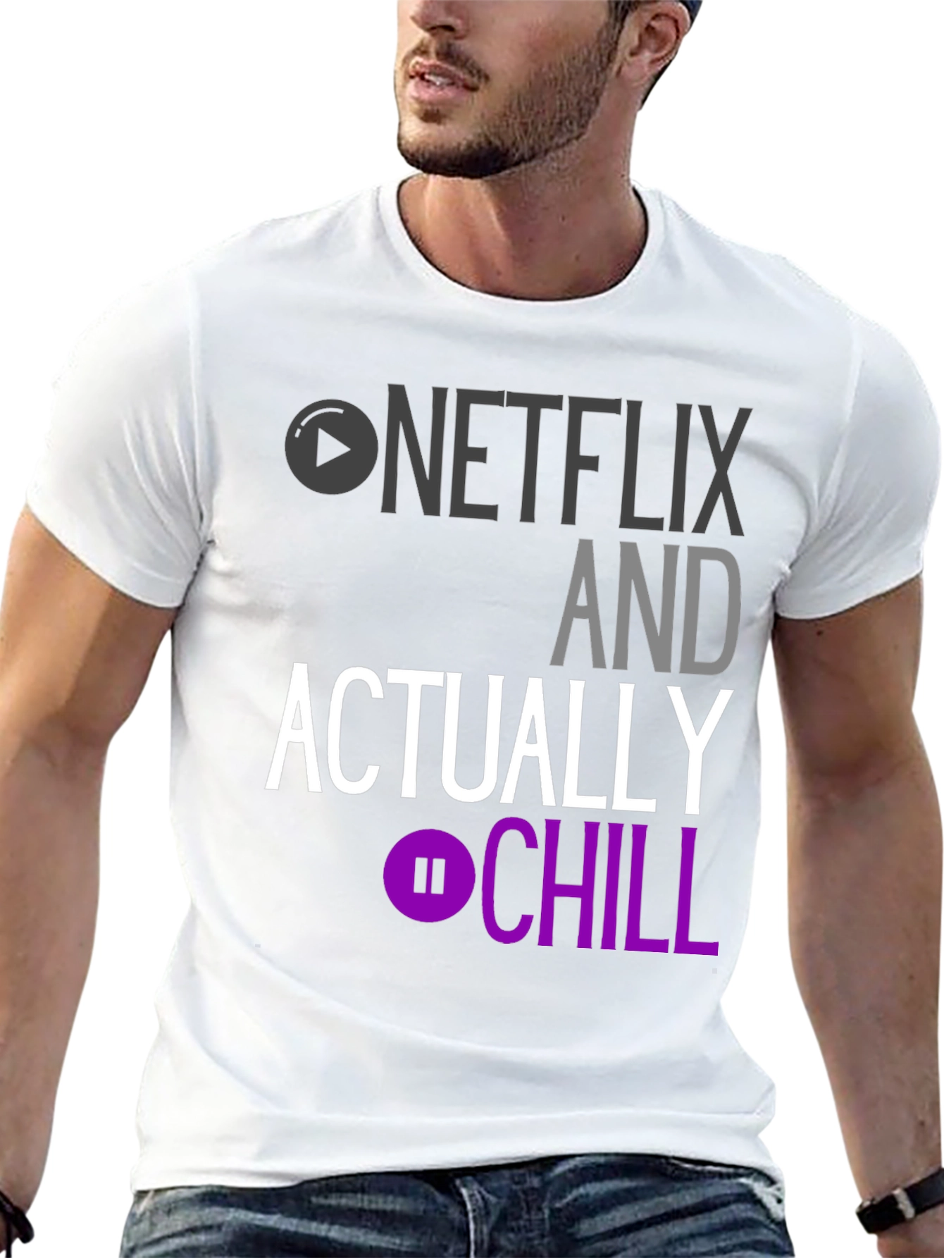 Netflix and Actually Chill T-Shirt