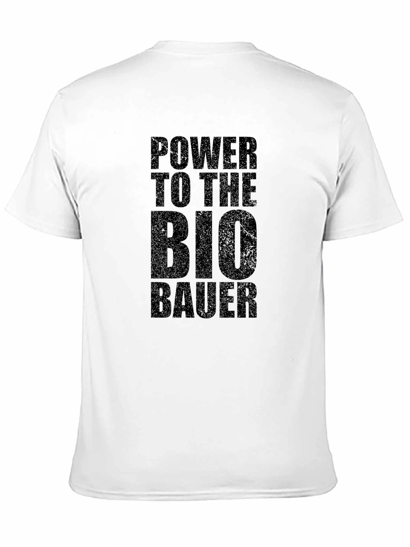 Power to the Bio Bauer Black T-Shirt