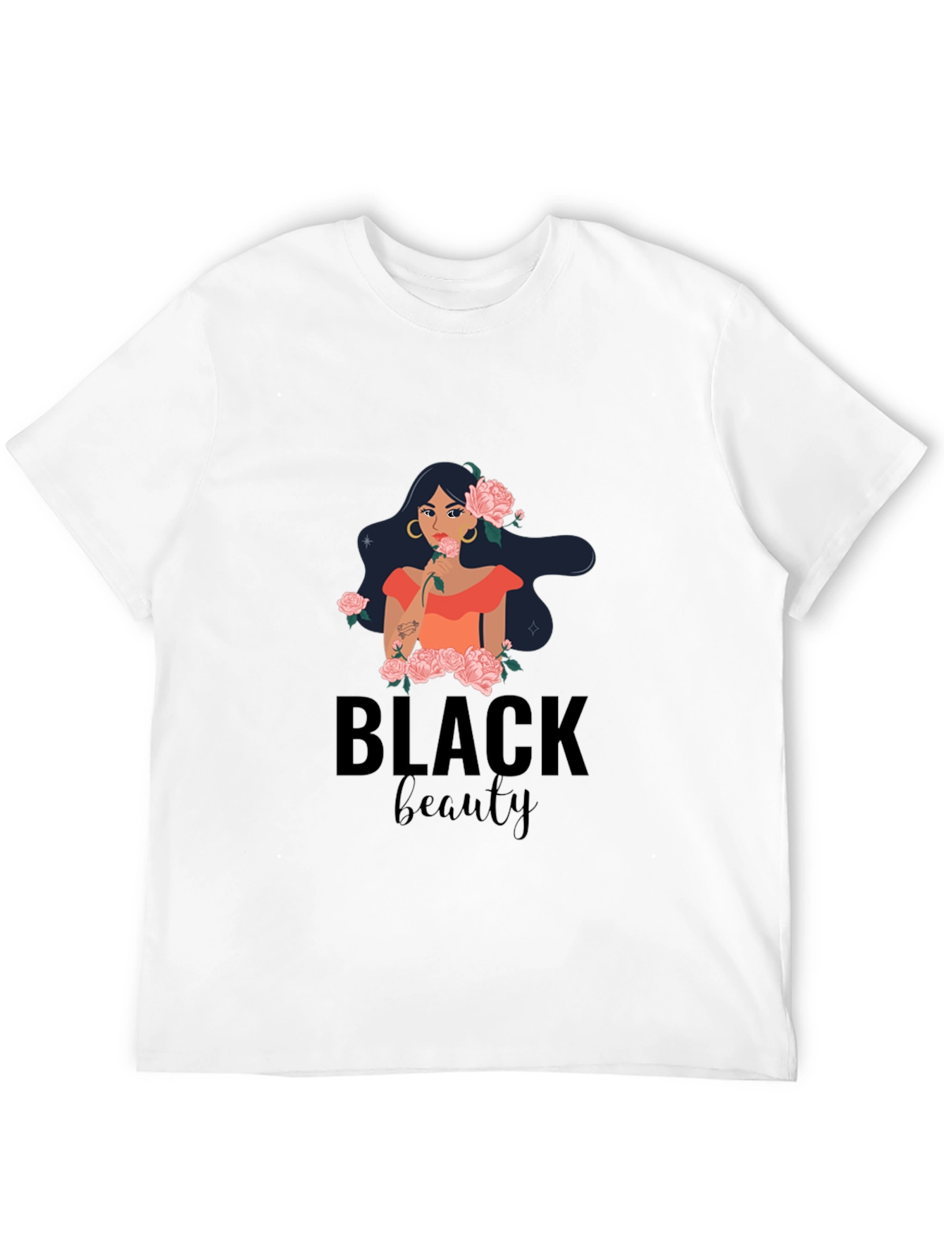 Black Beauty Graphic Tee - Stylish and Unique