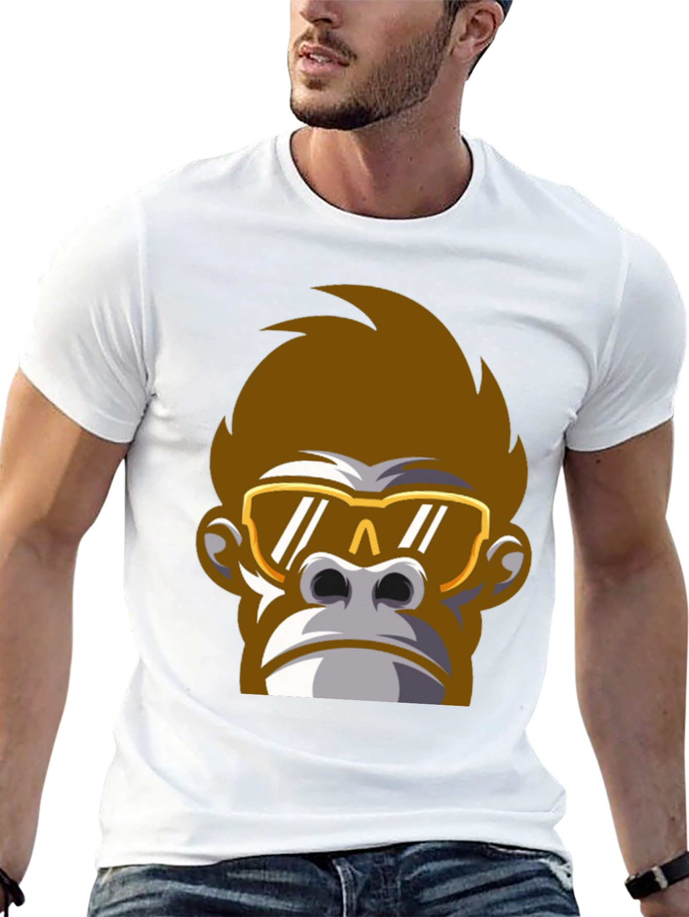 Cool Ape Graphic Tee - Black T-Shirt