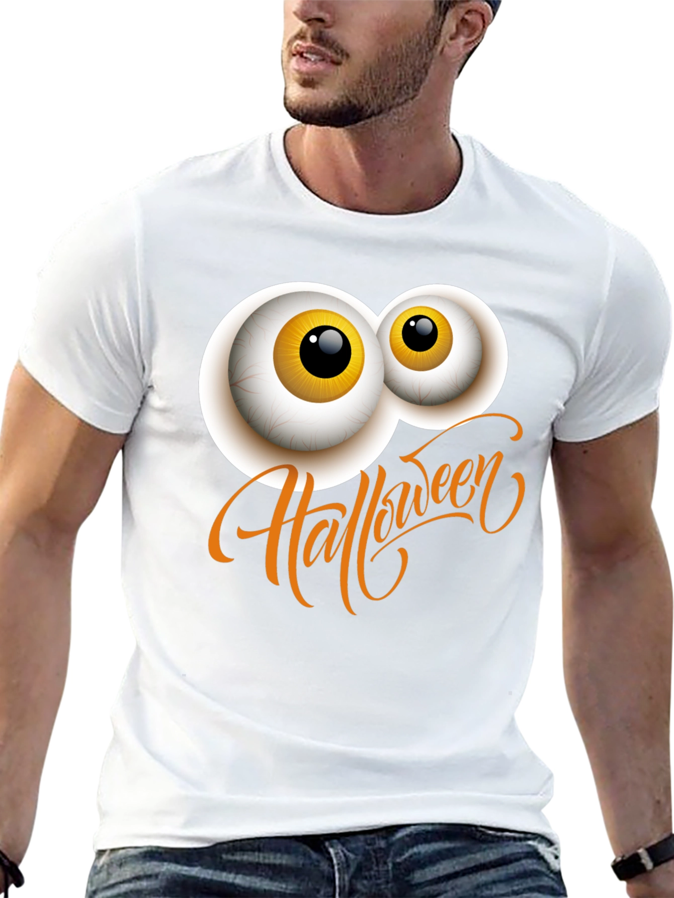 Halloween Eyeball T-Shirt - Spooky Season Apparel