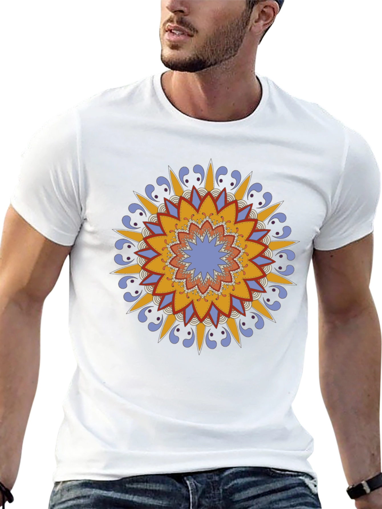 Mandala Graphic Black T-Shirt