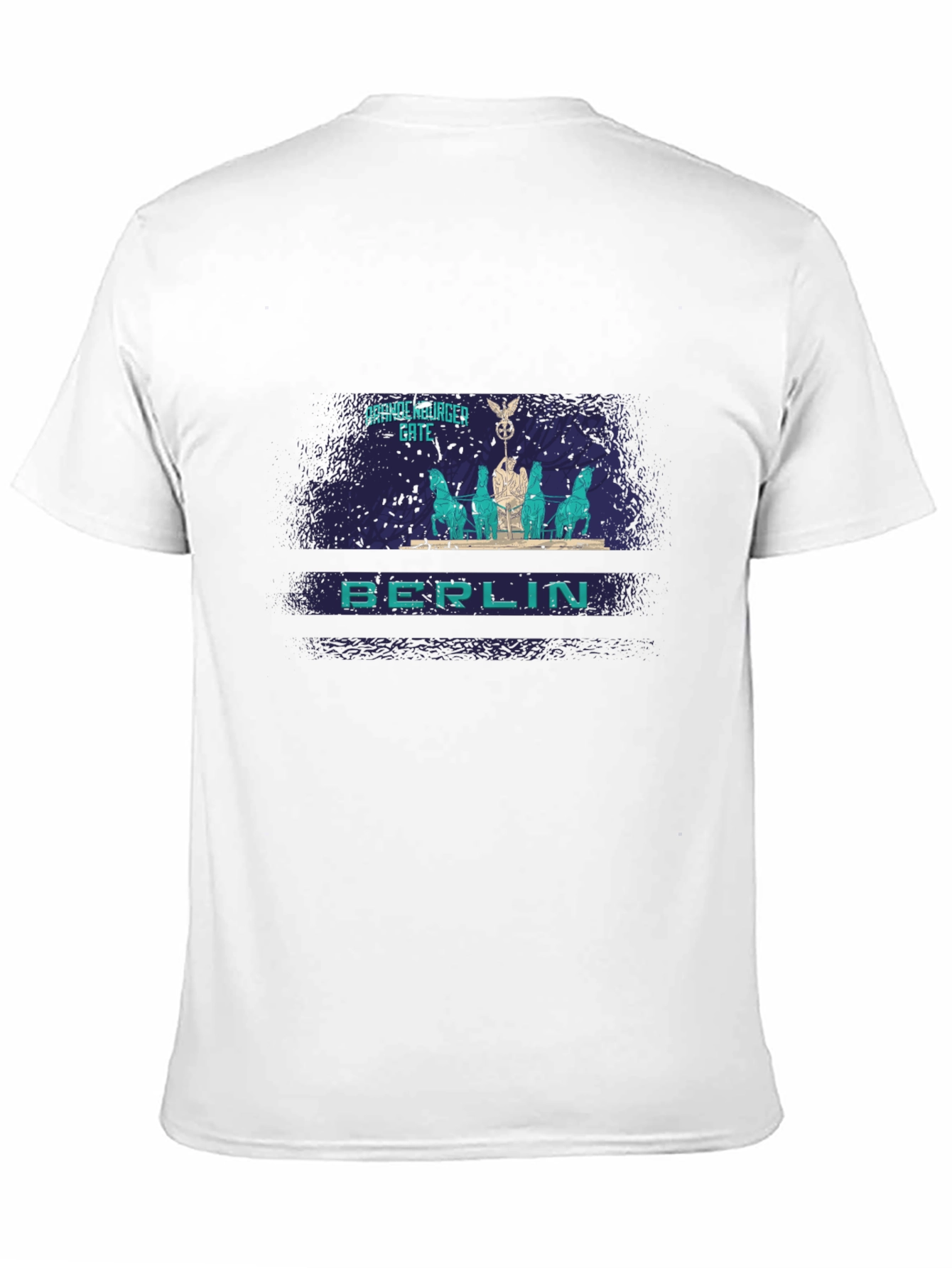 Berlin Brandenburg Gate Mens Graphic T-Shirt