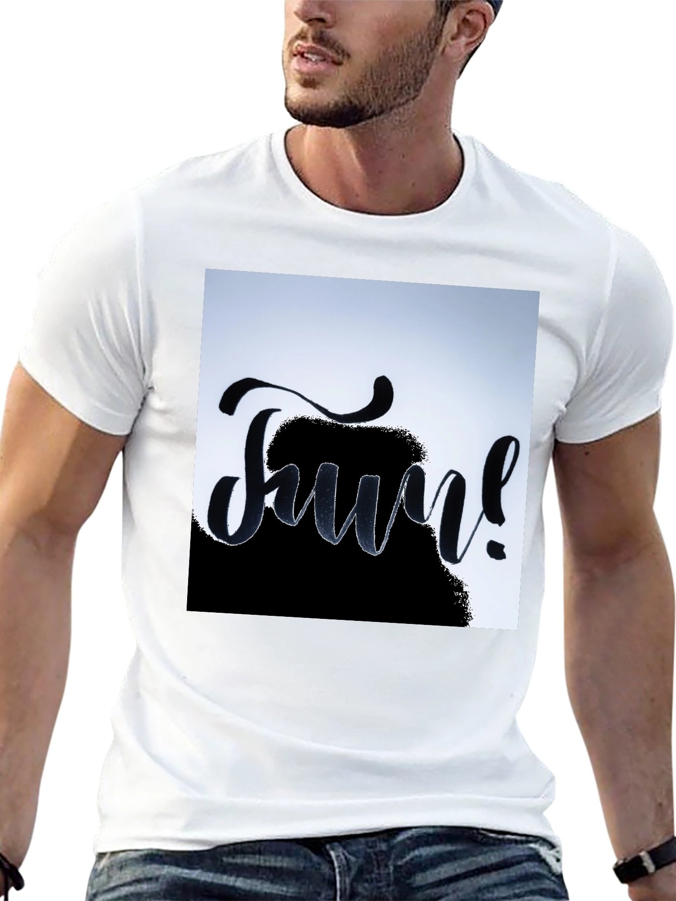Fun! Black Graphic Tee