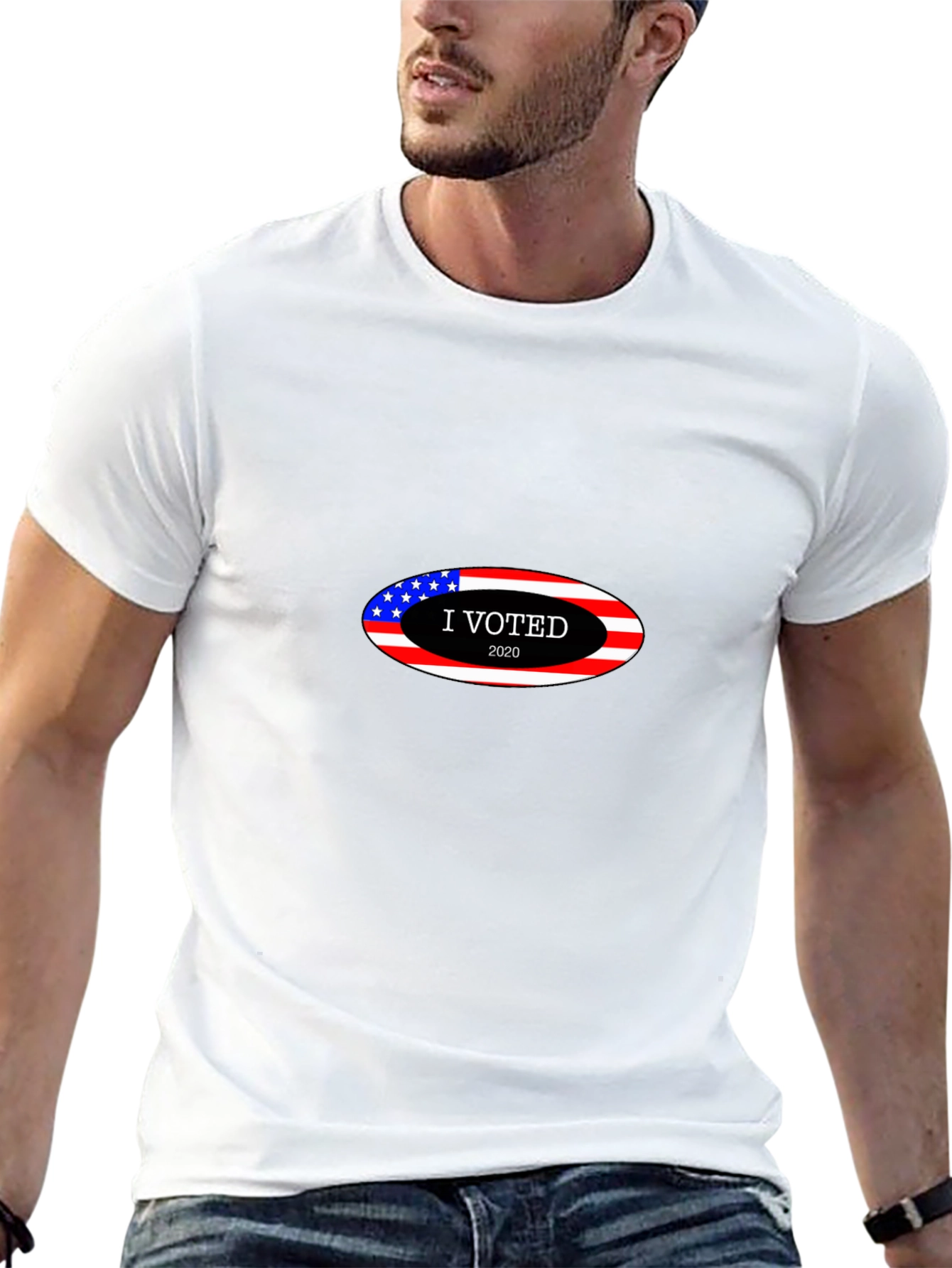 I Voted 2020 Graphic Tee - Patriotic Election Shirt