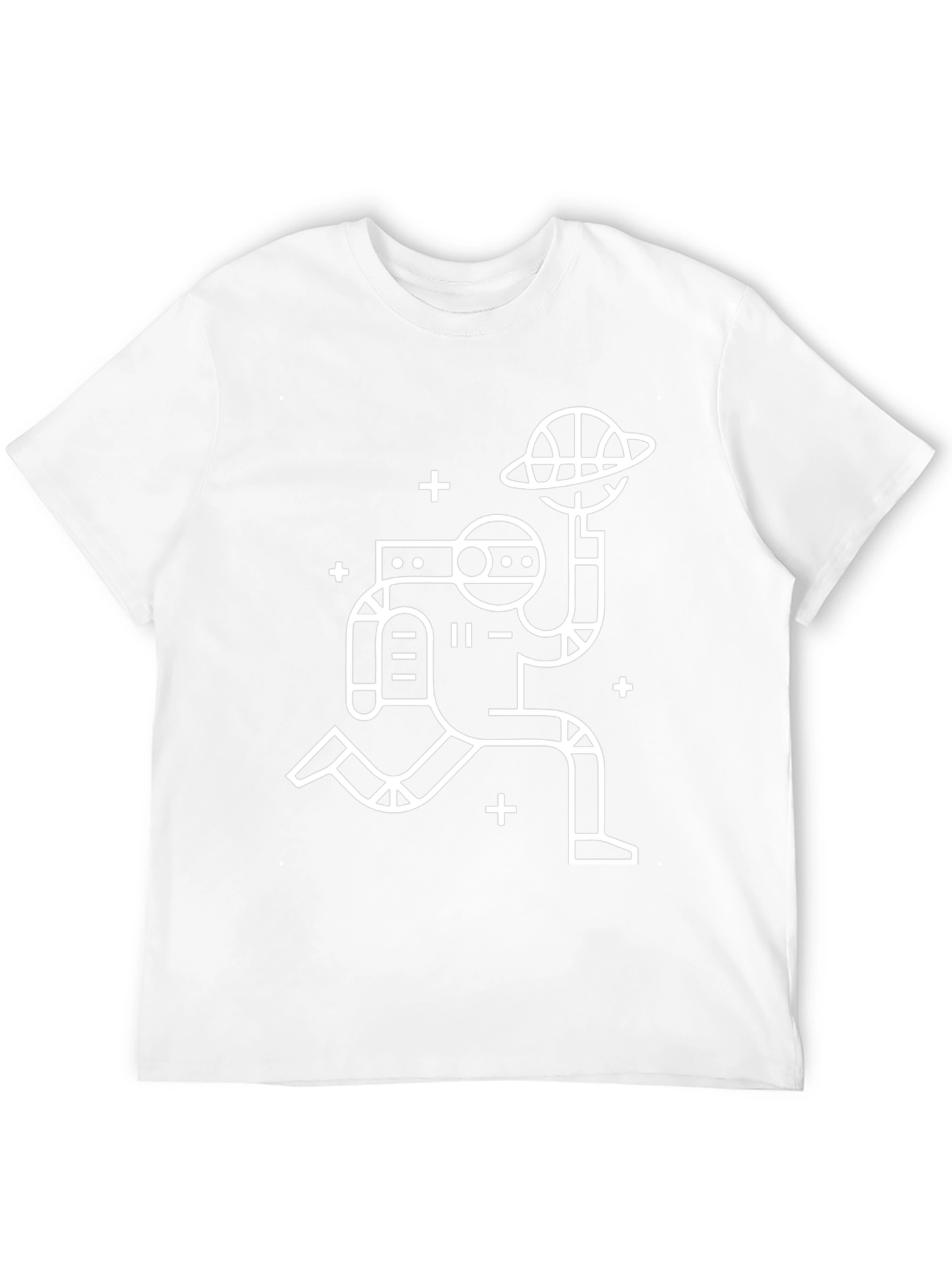 Astronaut Basketball T-Shirt - Black