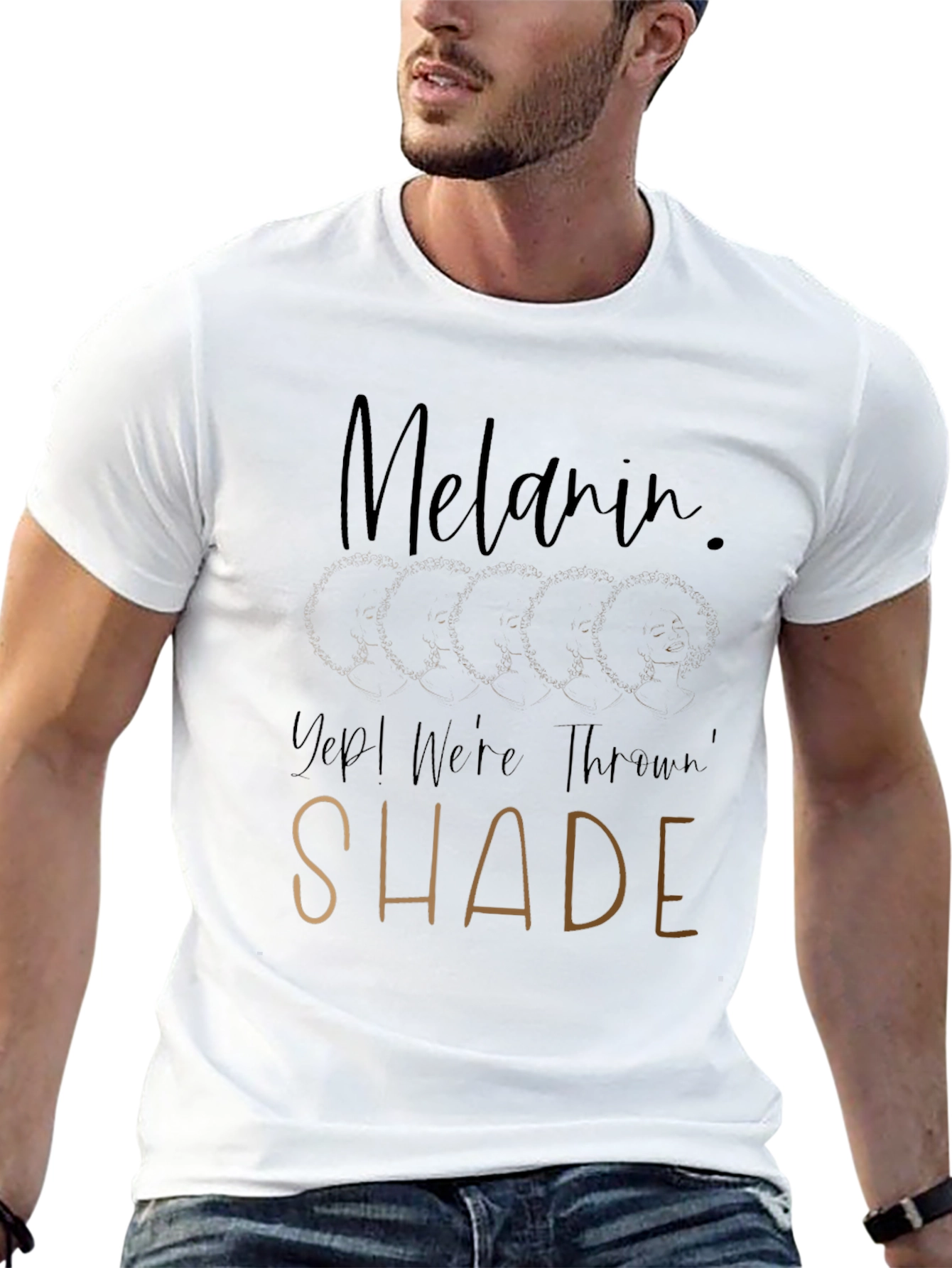 Melanin Throwin Shade Graphic Tee