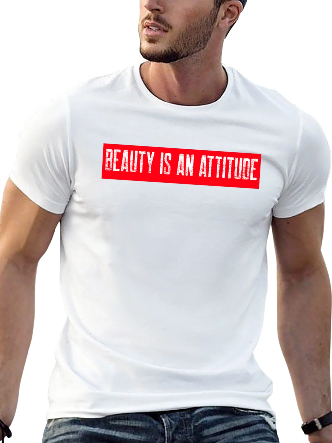 Beauty is an Attitude Black Graphic Tee