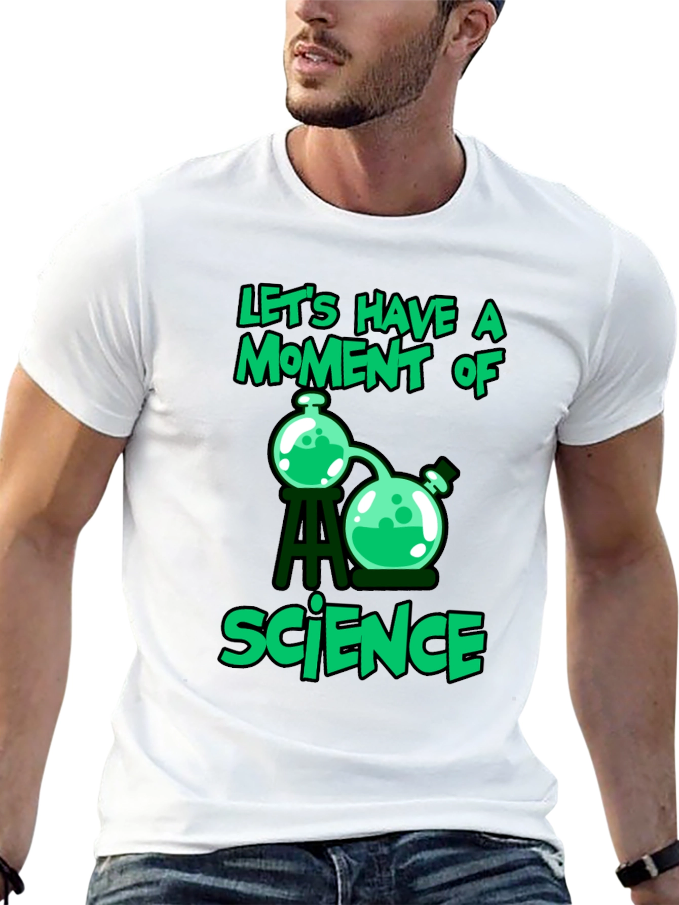 Science Moment T-Shirt Black