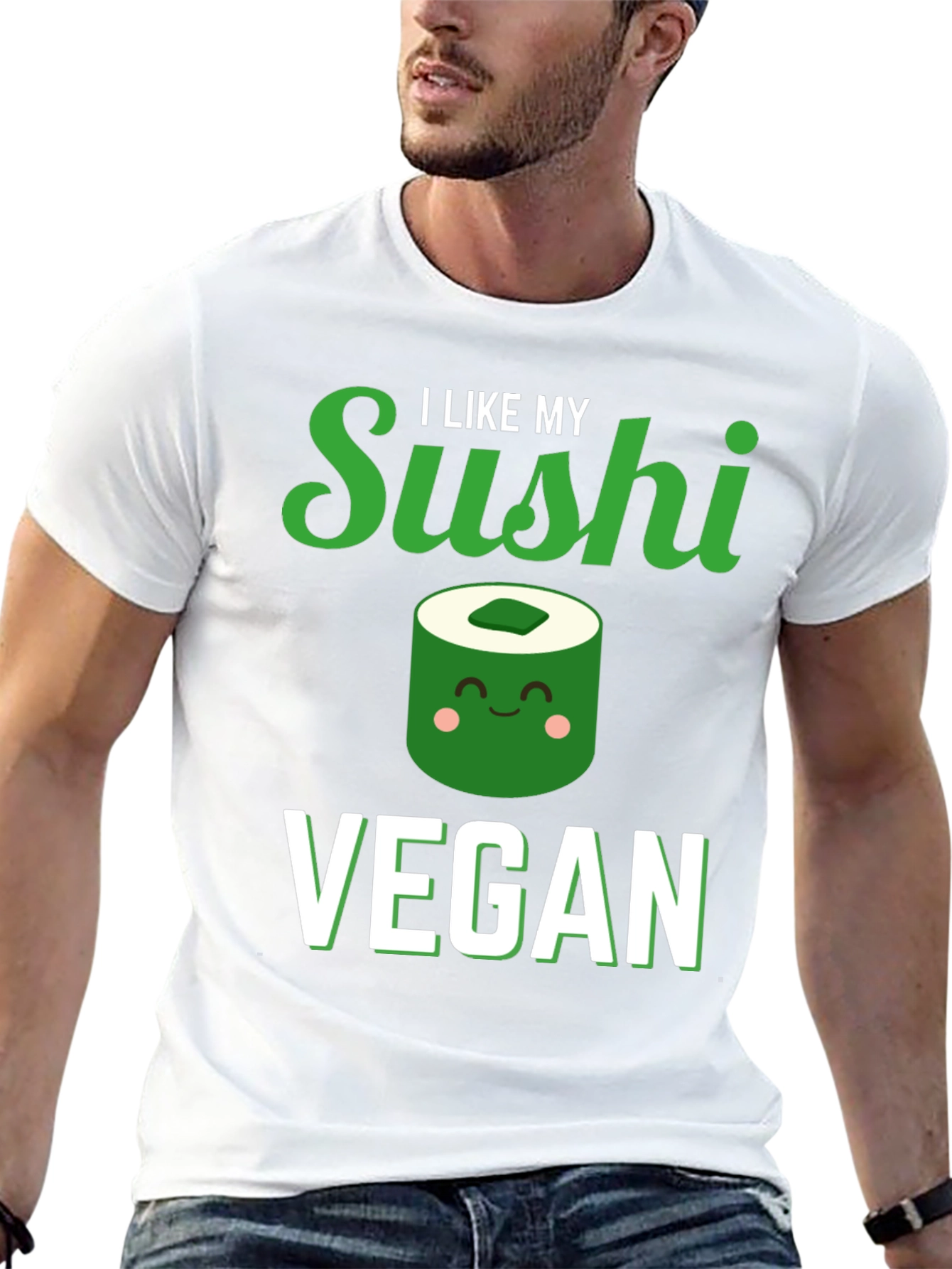 Vegan Sushi T-Shirt - I Like My Sushi Vegan