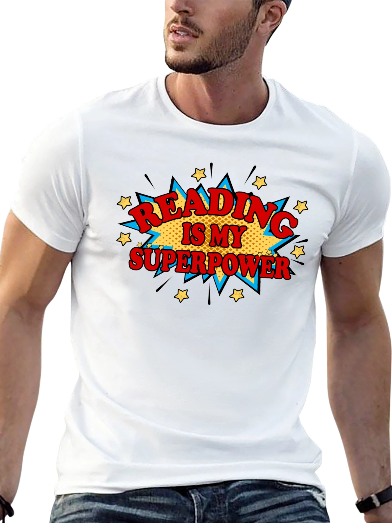 Reading is My Superpower Graphic Tee