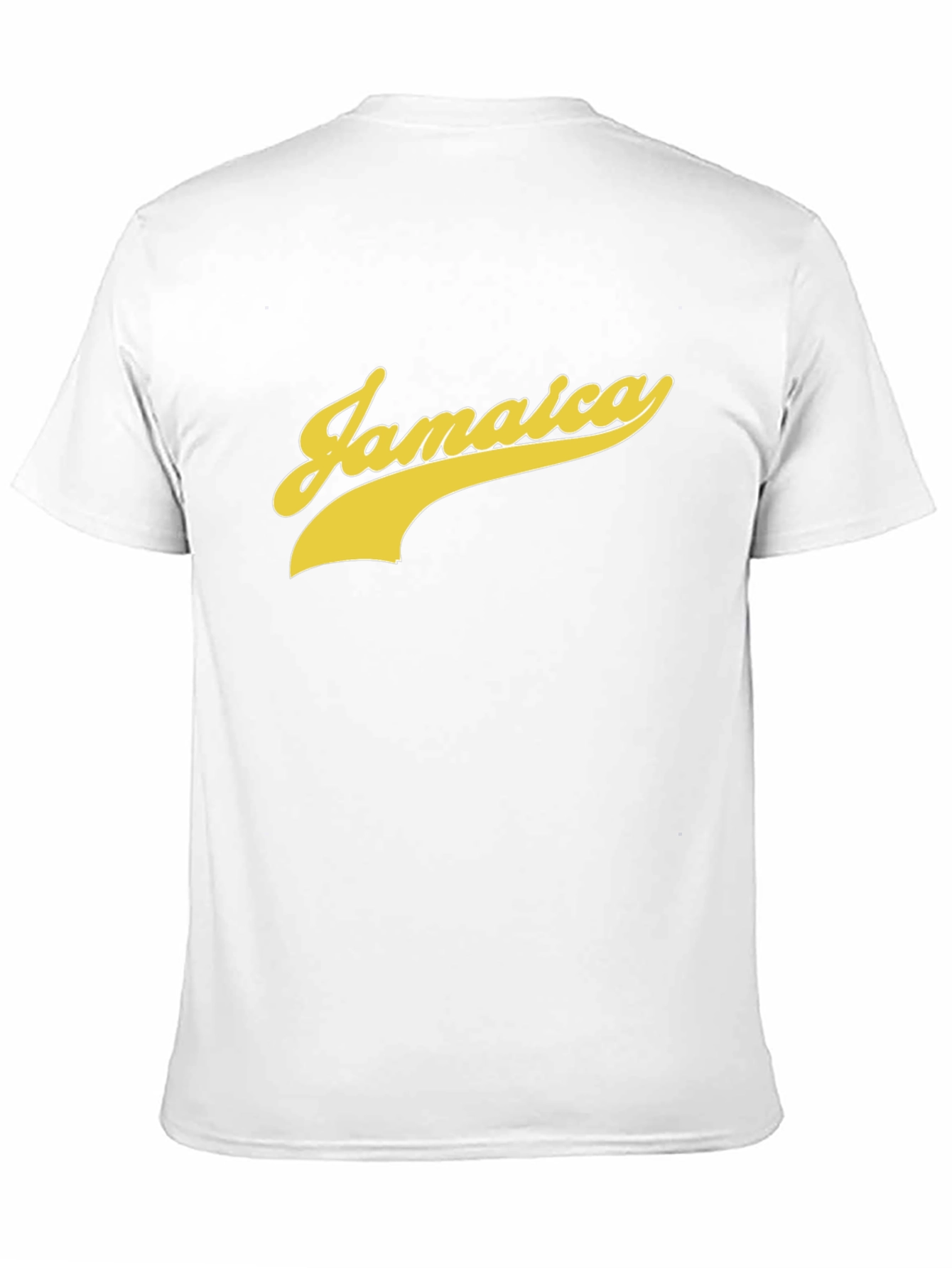 Jamaica Graphic Tee - Black Cotton T-Shirt