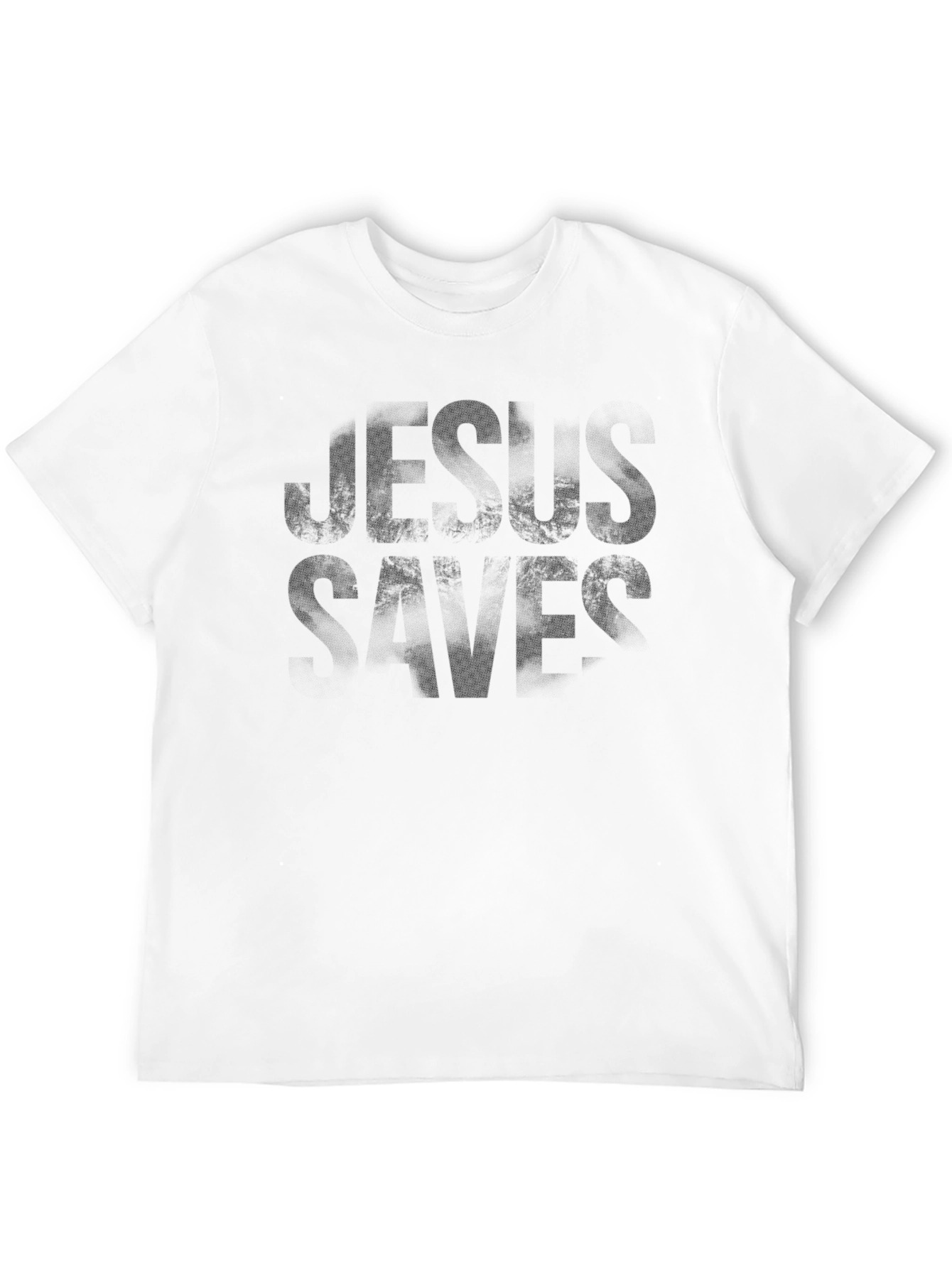 Jesus Saves Black Graphic T-Shirt