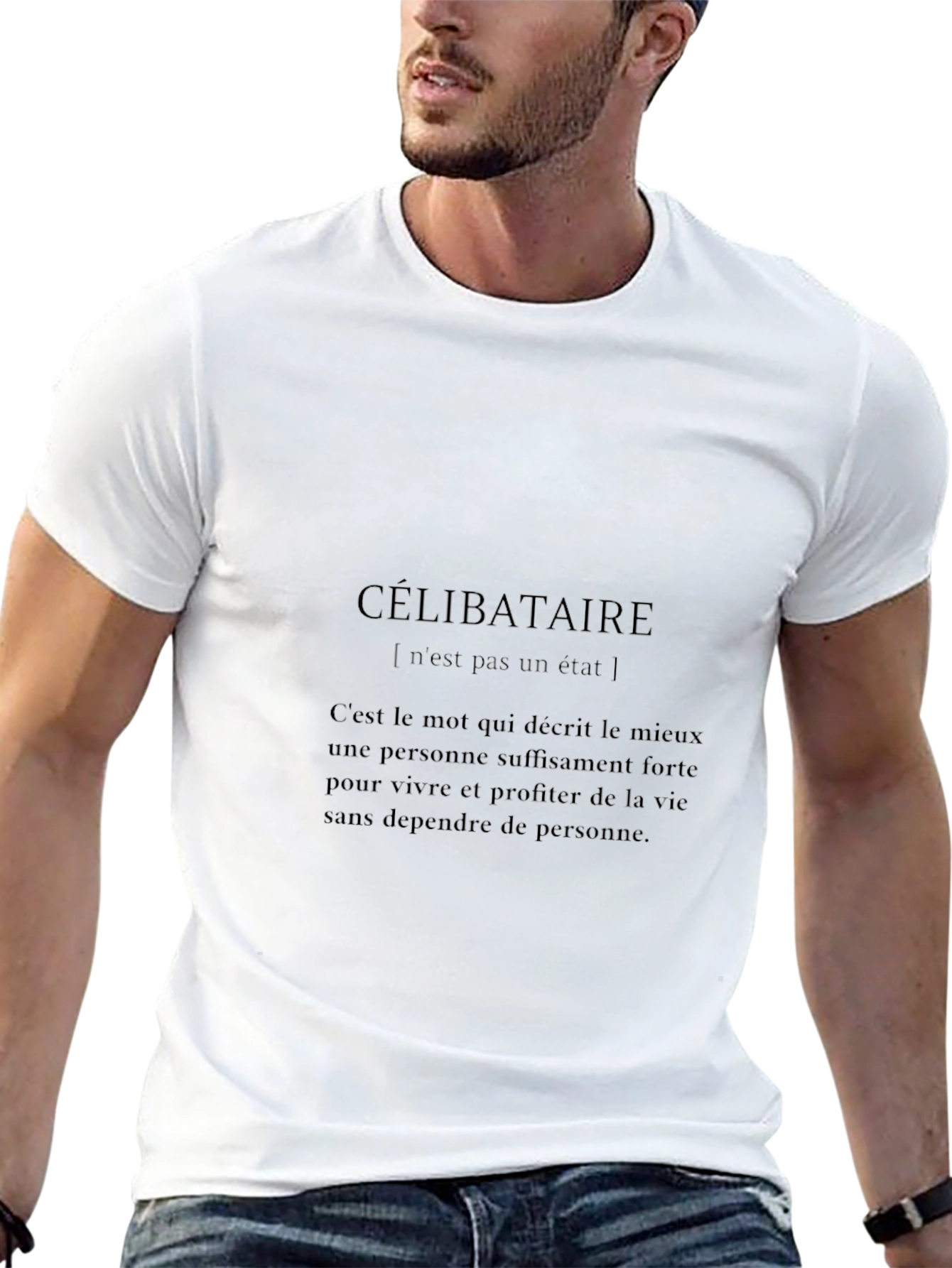 Célibataire Statement T-Shirt