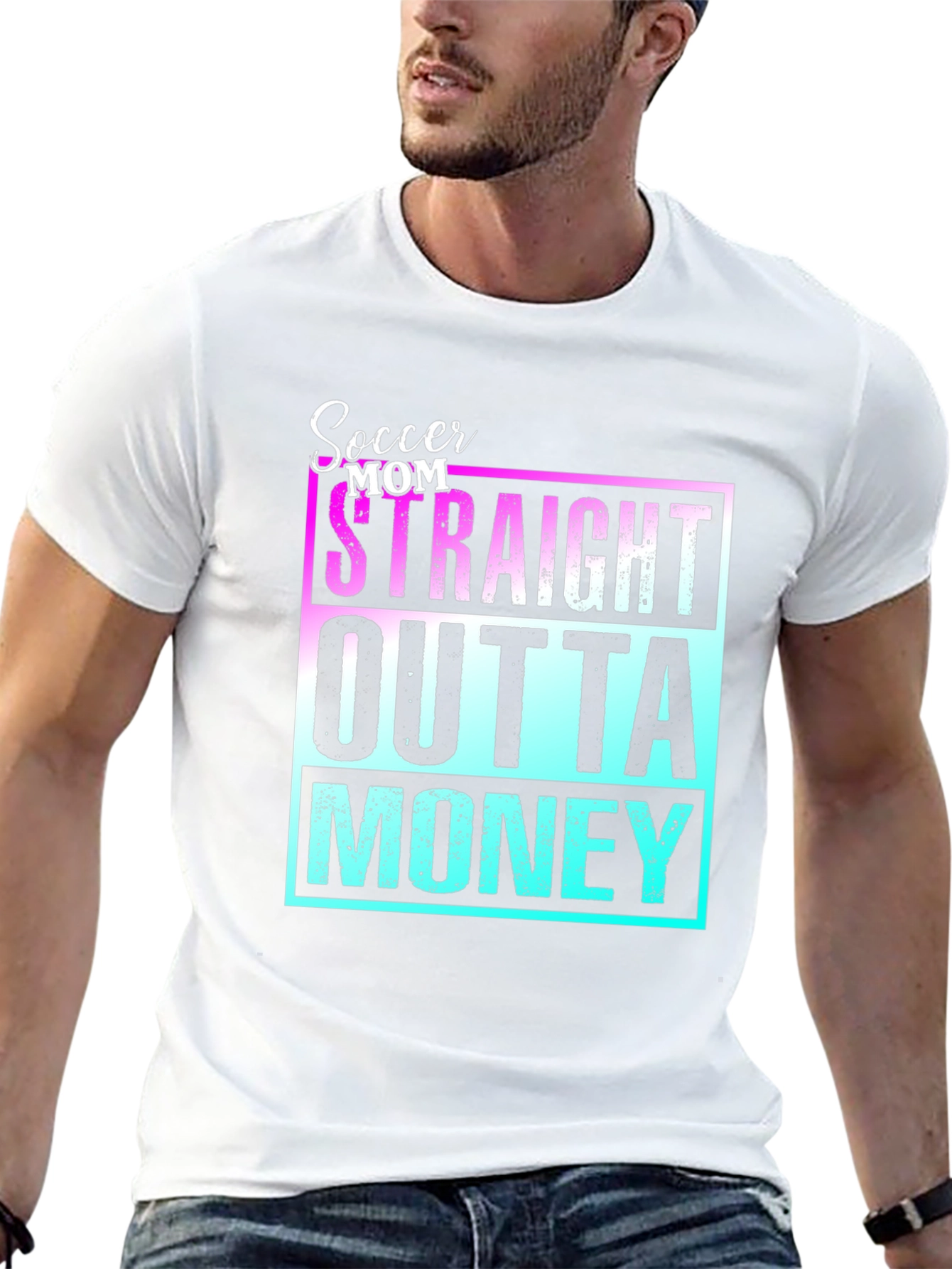 Soccer Mom Straight Outta Money Tee