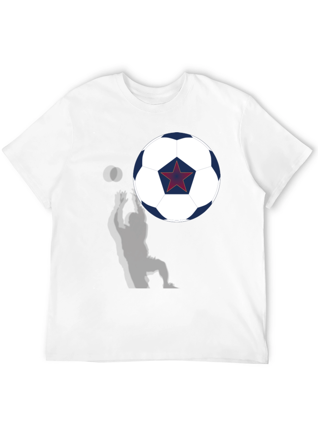 Soccer Star Graphic T-Shirt - Black