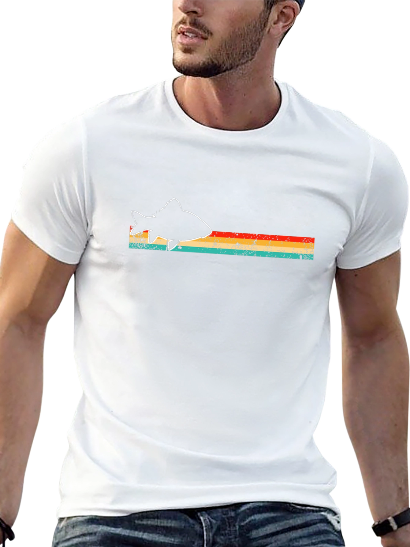 Retro Fishing T-Shirt - Angler Gift