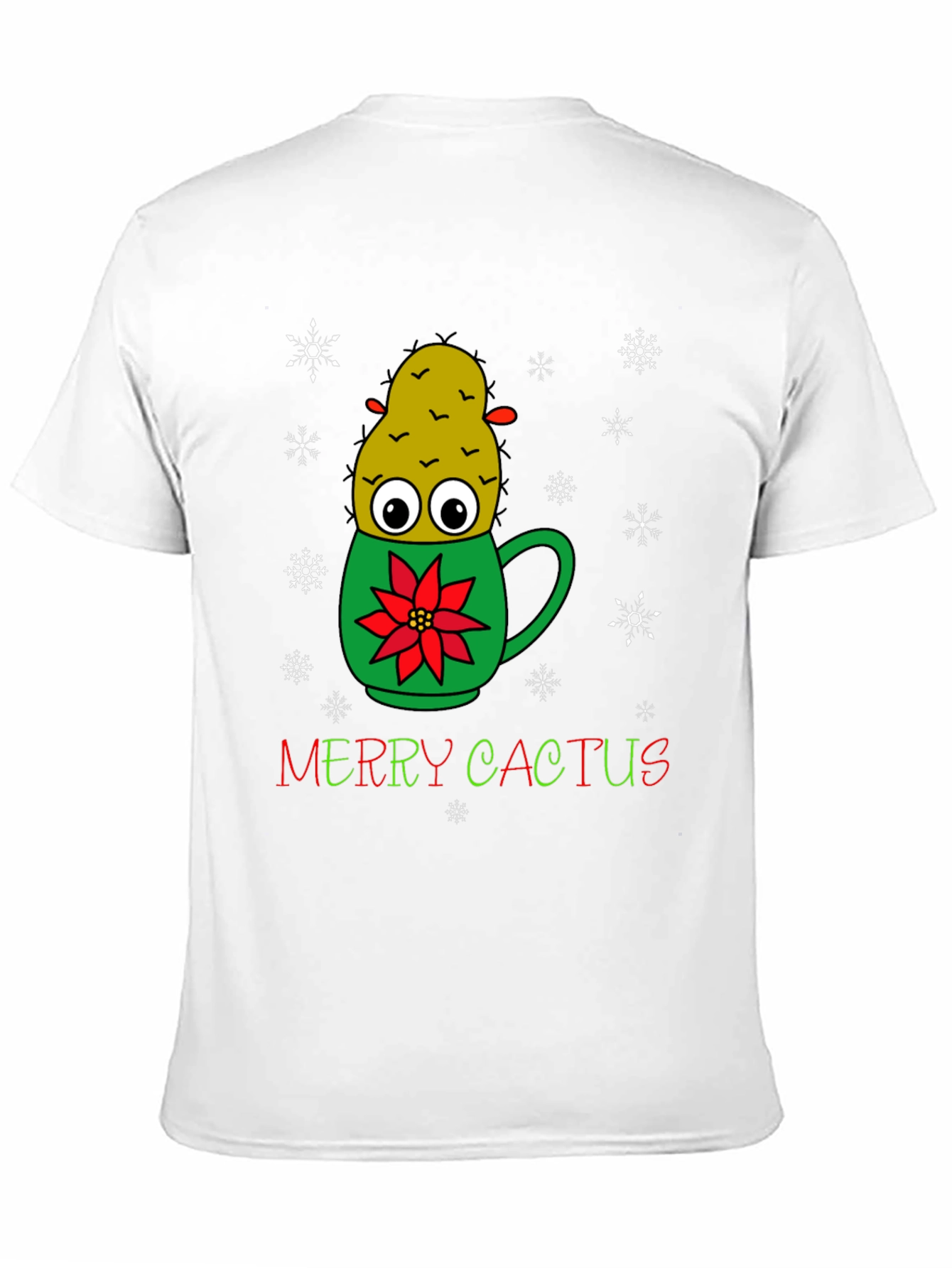 Merry Cactus Christmas T-Shirt - Holiday Novelty Tee