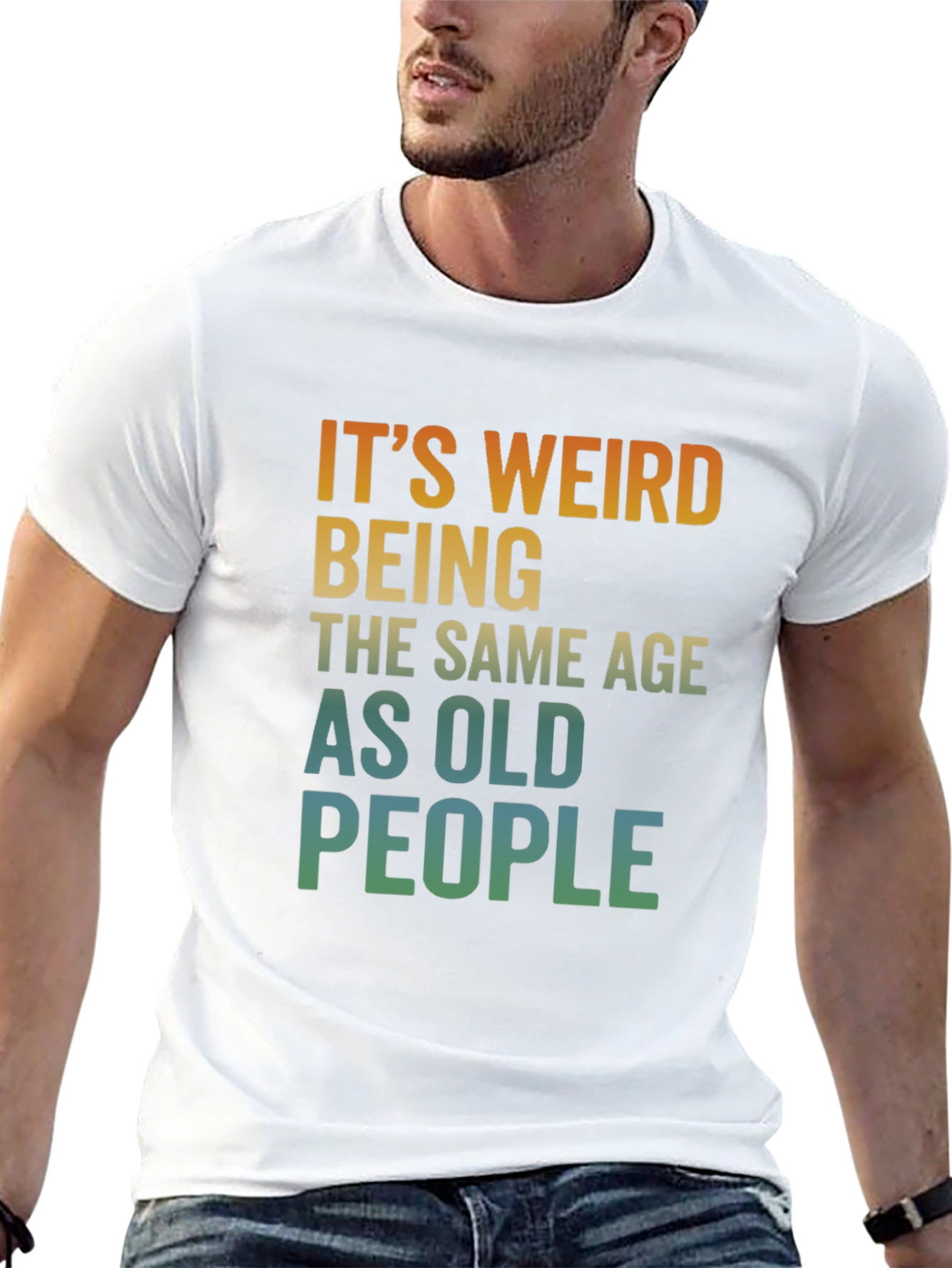 Funny Old People Graphic T-Shirt