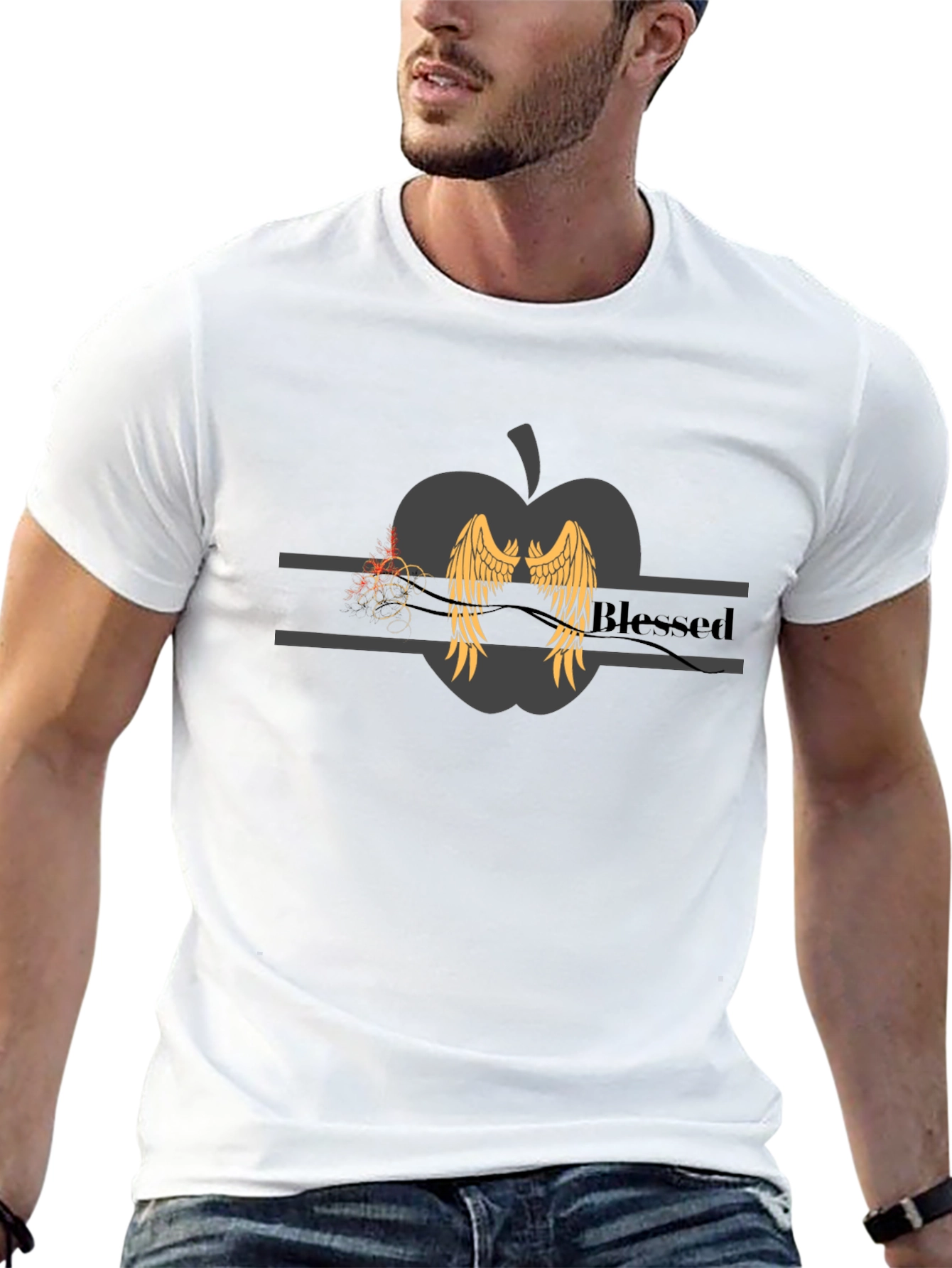 Blessed Graphic T-Shirt - Black