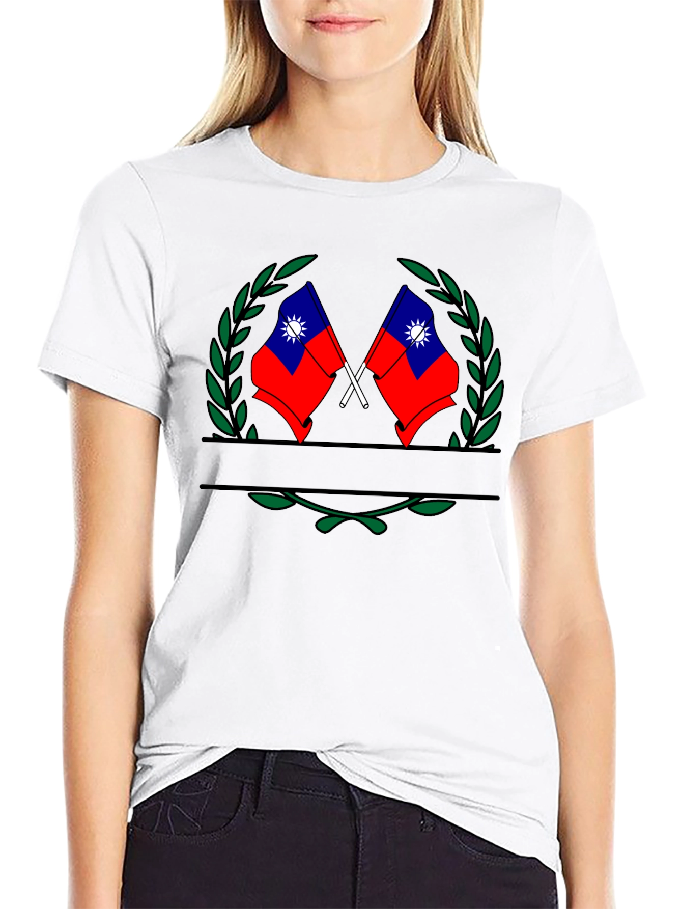 Taiwan Flag Graphic T-Shirt